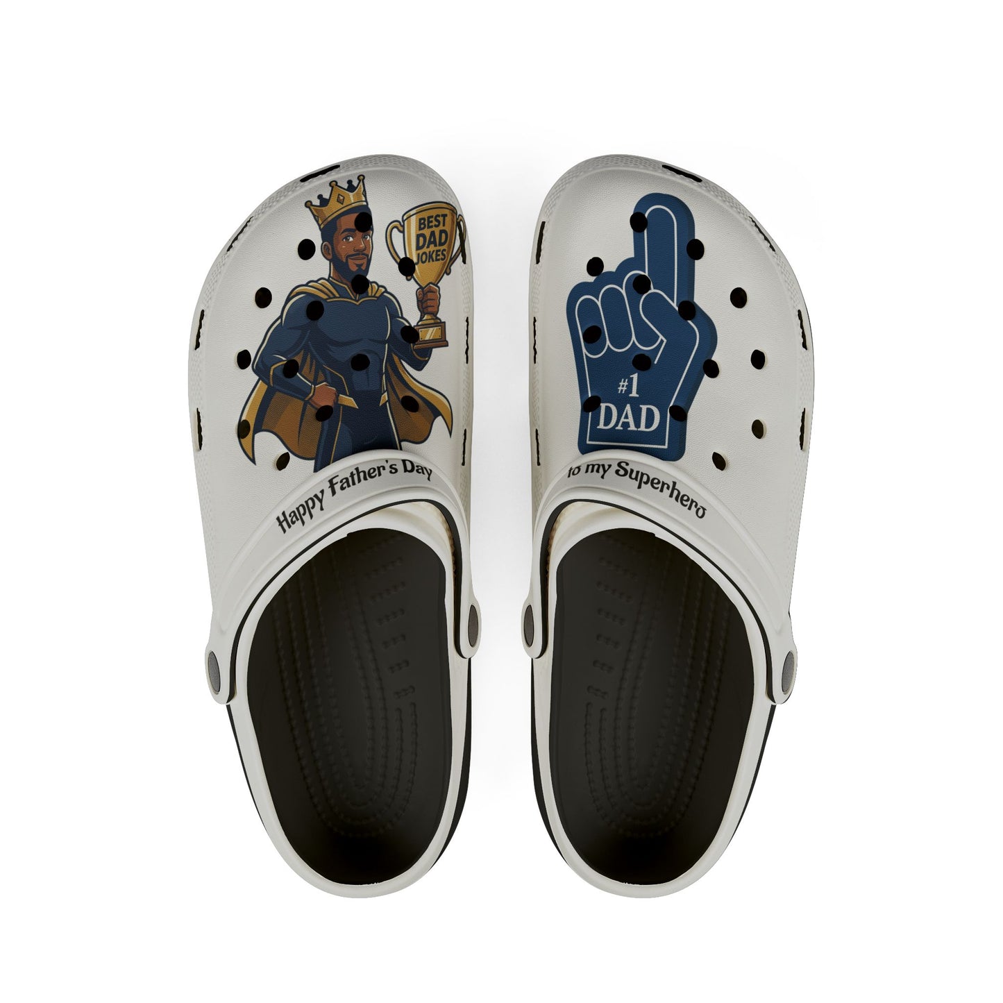 Nr. 1 Dad Foam Rubber Shoes (AOP)