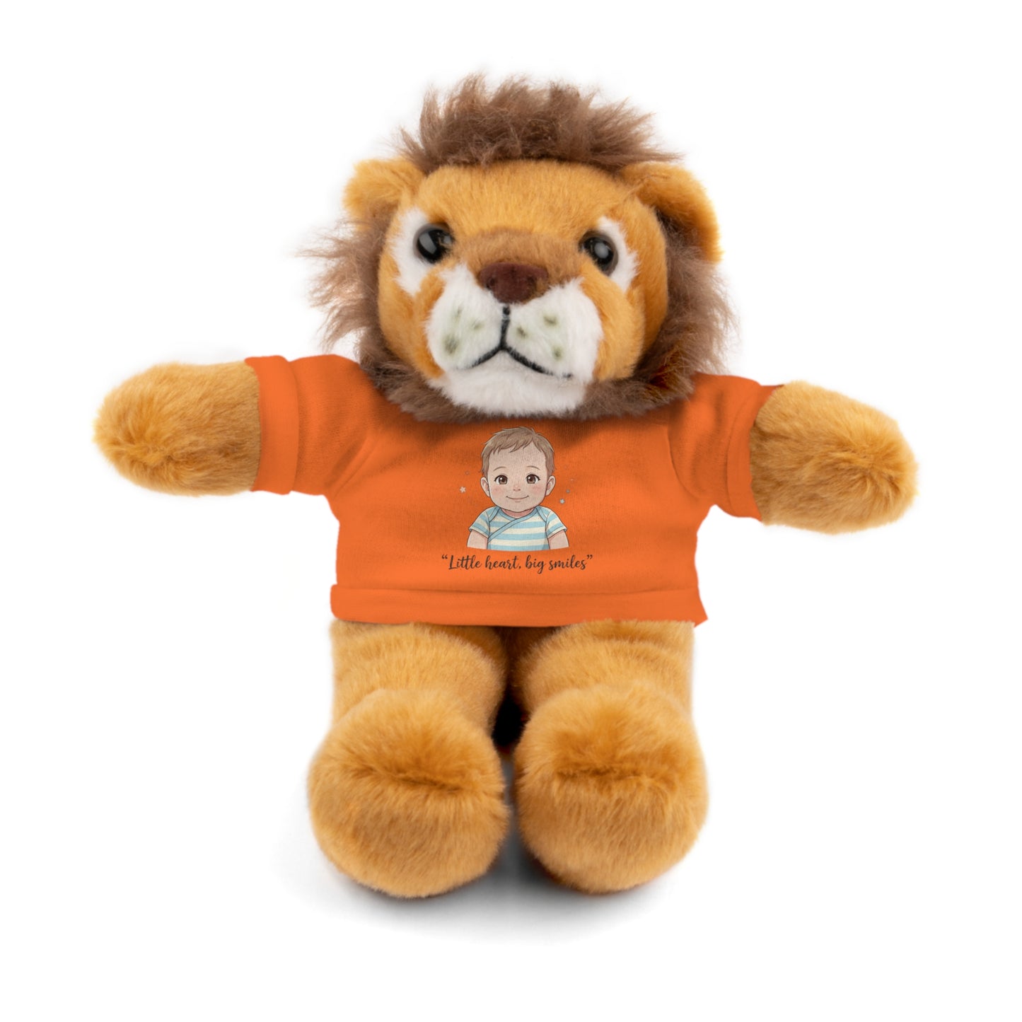 Baby Boy Stuffies with 'Little loved, big smile' Tee