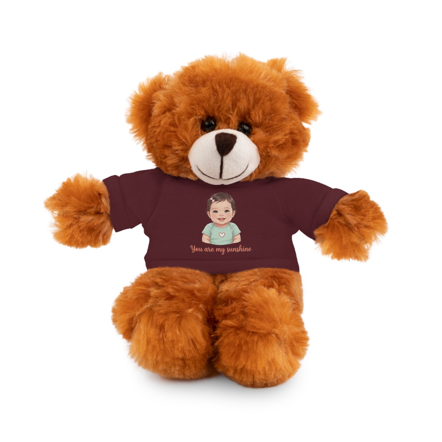 Baby Girl Stuffies with 'You are my sunshine' Tee