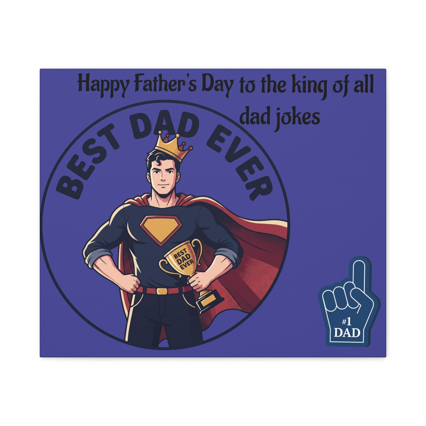 Best Dad Canvas