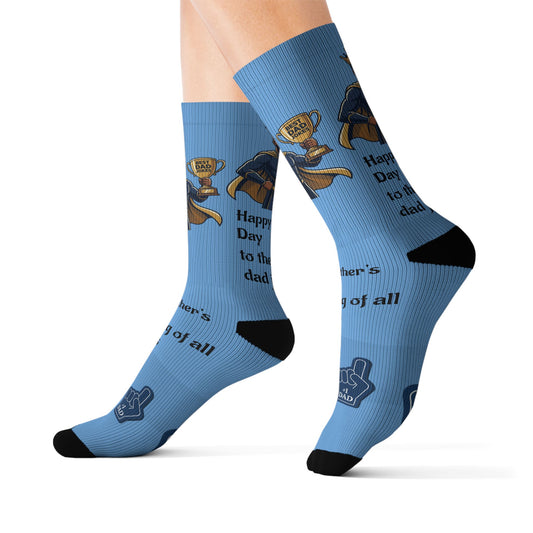 King of Dad Jokes Socks | Fathers Day Novelty