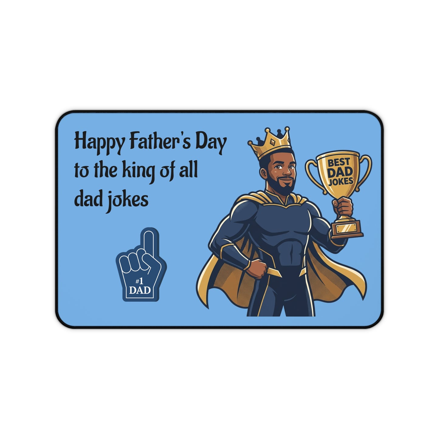 Father's Day Desk Mat | Best Dad Trophy Mouse Pad