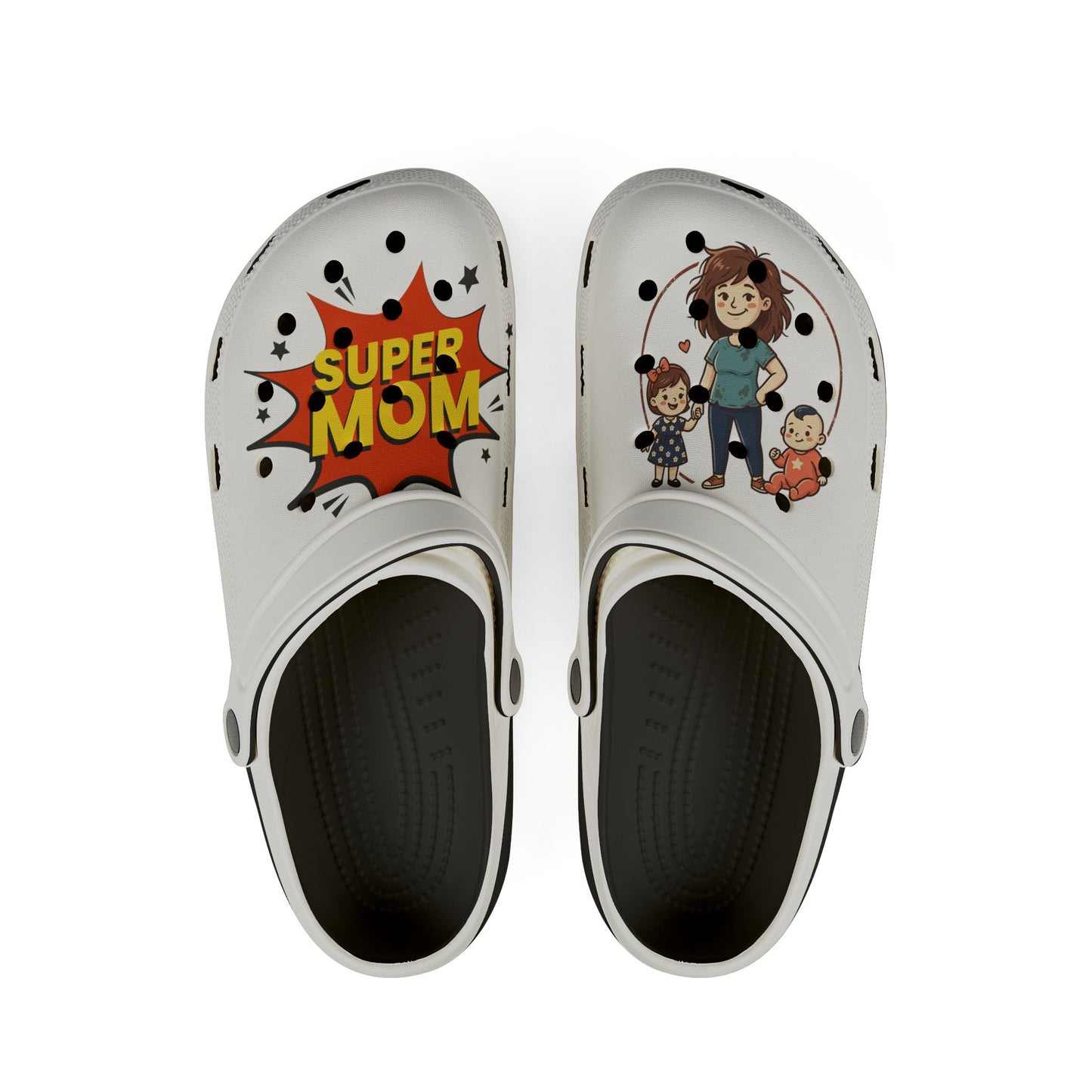 Super Mom Foam Clogs | Slip-On Rubber Shoes