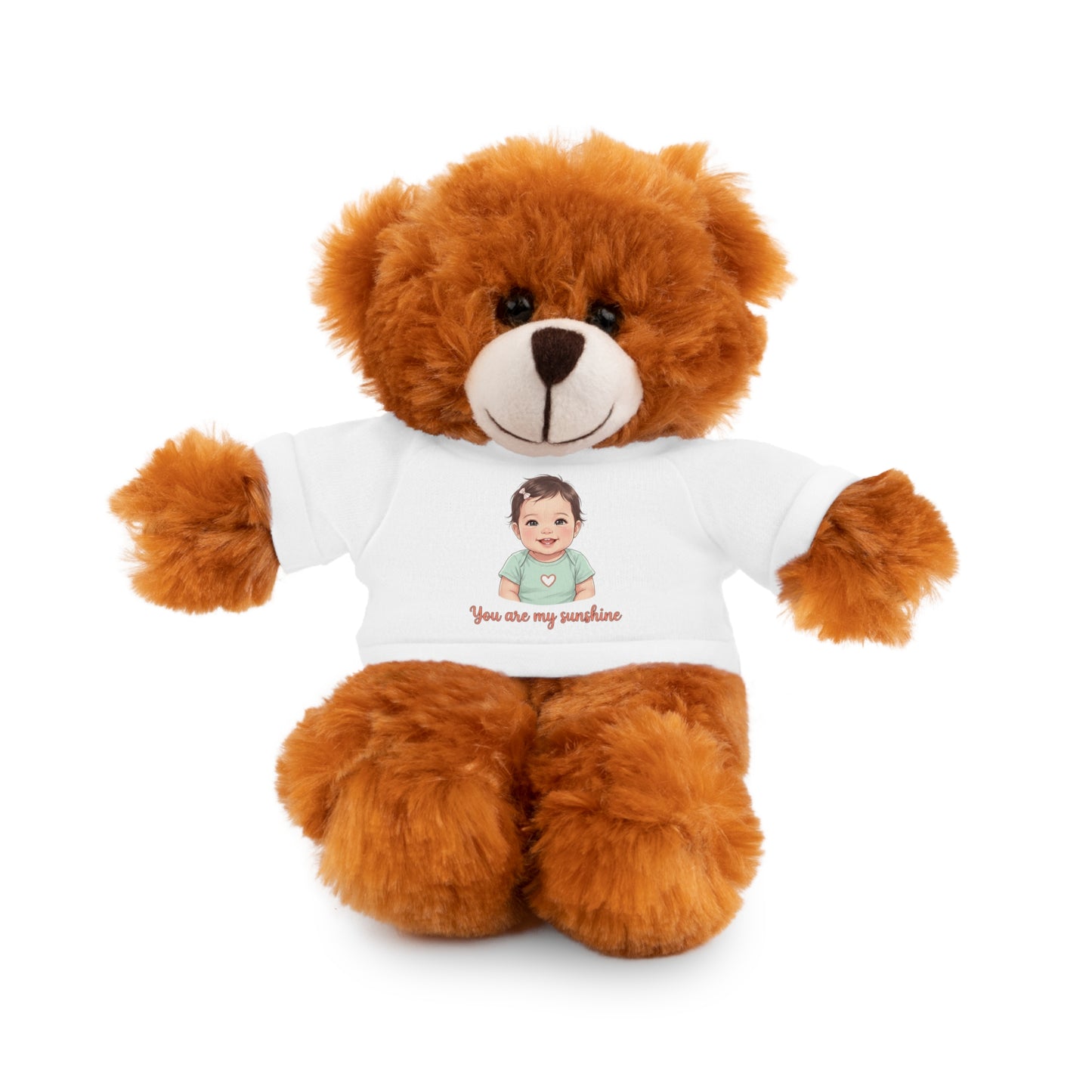 Baby Girl Stuffies with 'You are my sunshine' Tee