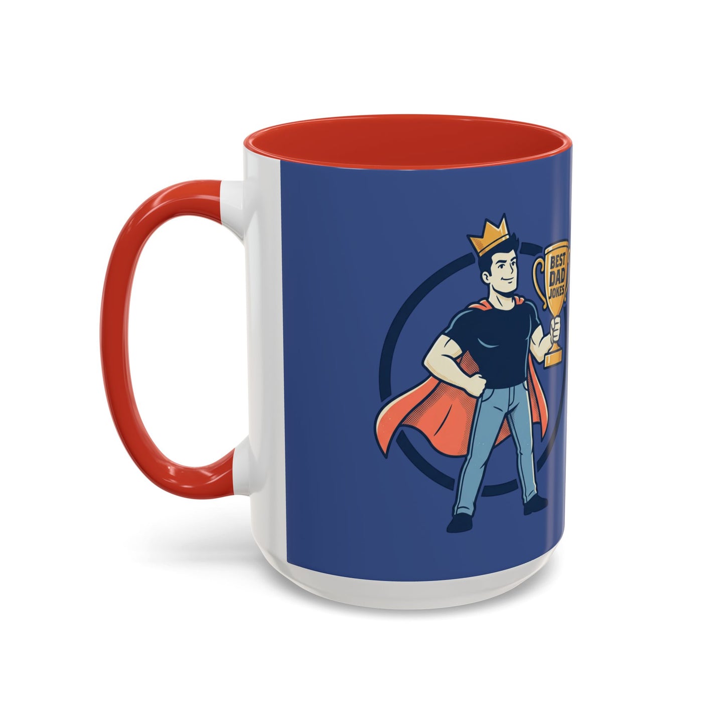 Best Dad Jokes Mug | Father's Day Coffee Mug, Accent Two-Tone