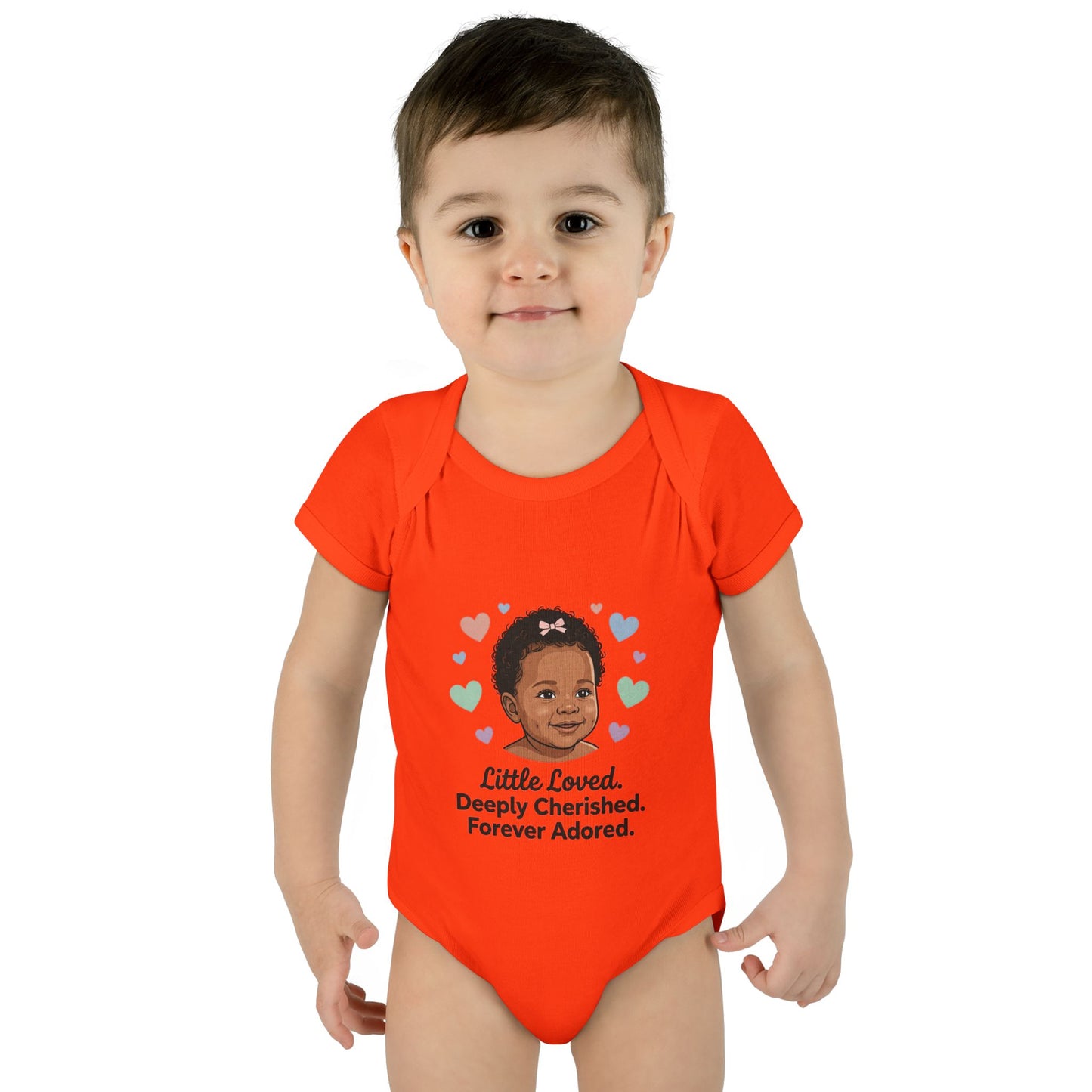 Little Loved Infant Bodysuit — "Little Loved. Deeply Cherished. Forever Adored." Baby Onesie