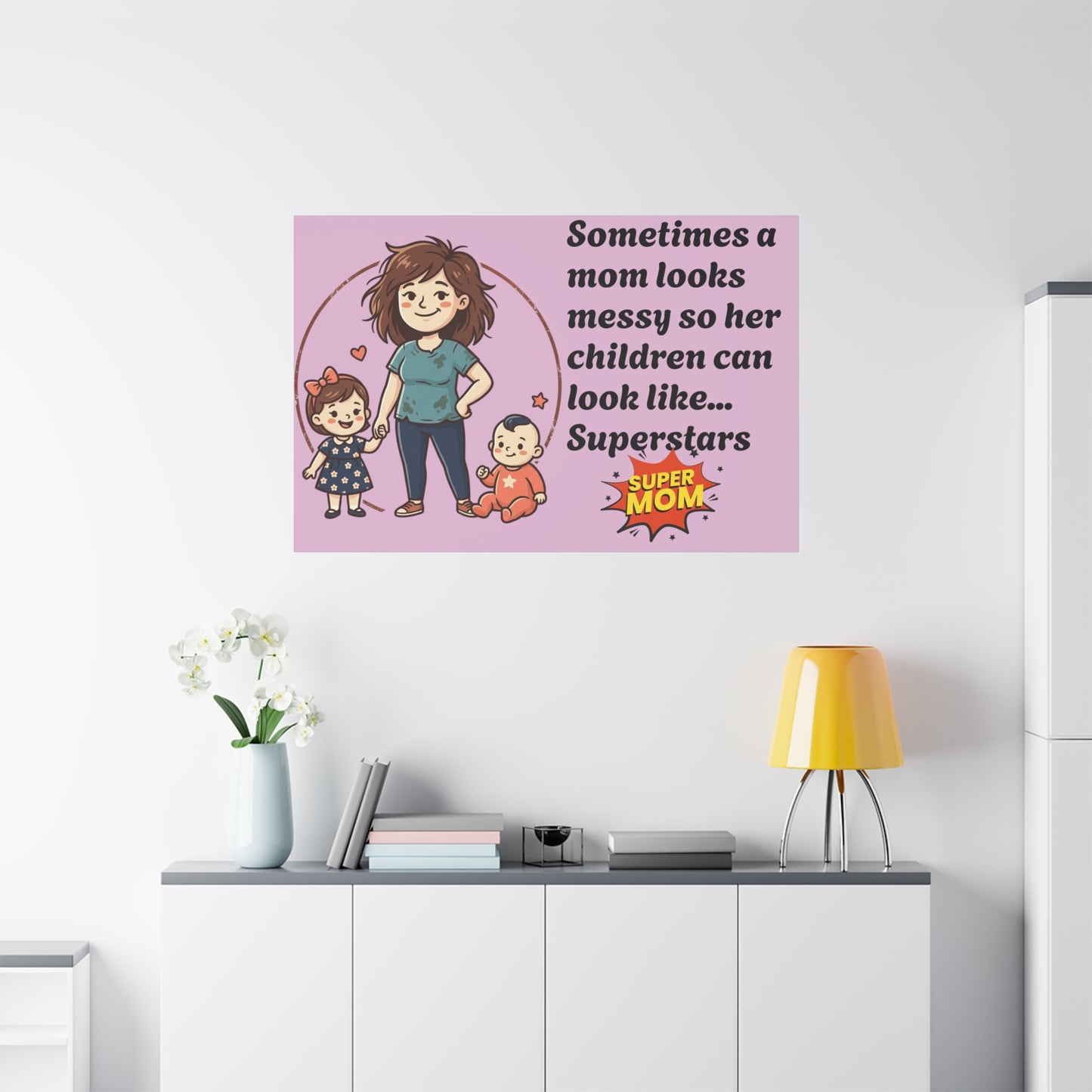 Super Mom Canvas