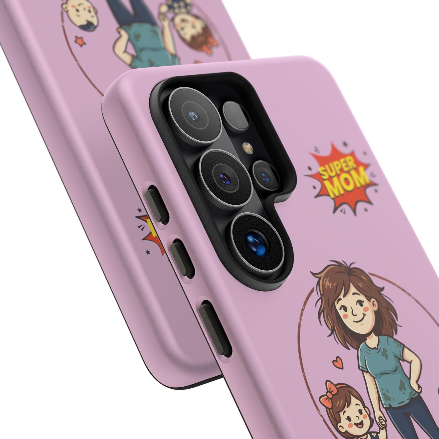 Super Mom Phone Case | Pink Phone Case, Mom Quote