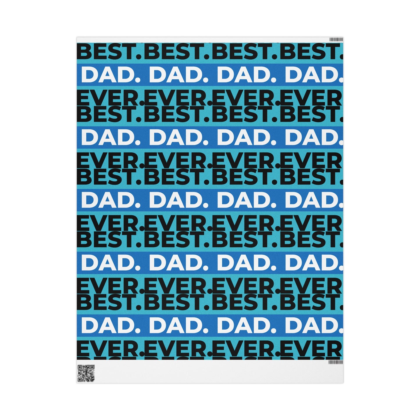 Best Dad Ever Wrapping Paper — Father's Day Gift Wrap
