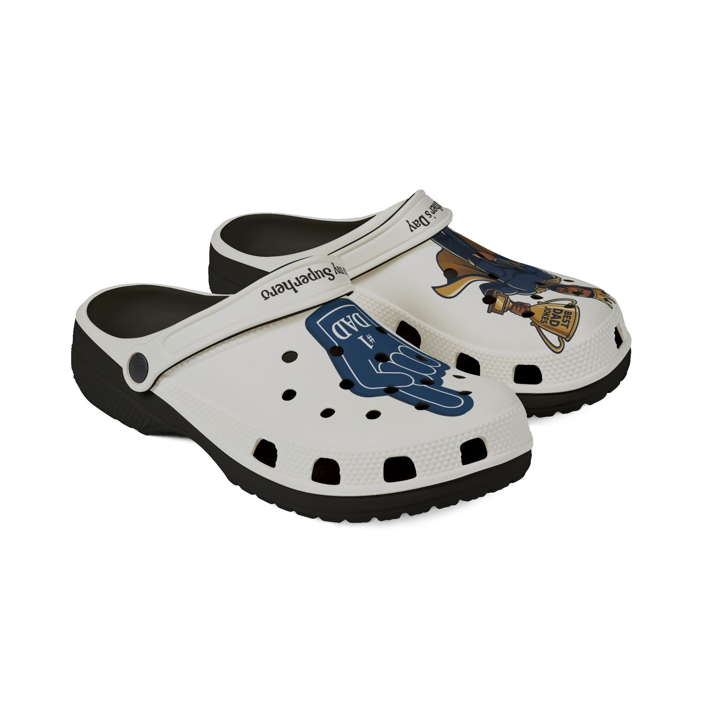 Nr. 1 Dad Foam Rubber Shoes (AOP)