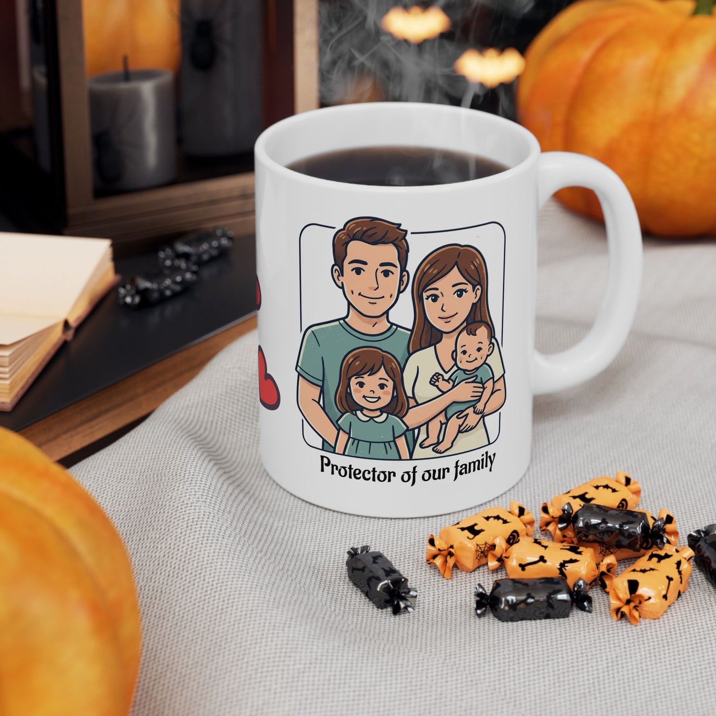 Mug for dad of our family, (11oz, 15oz)