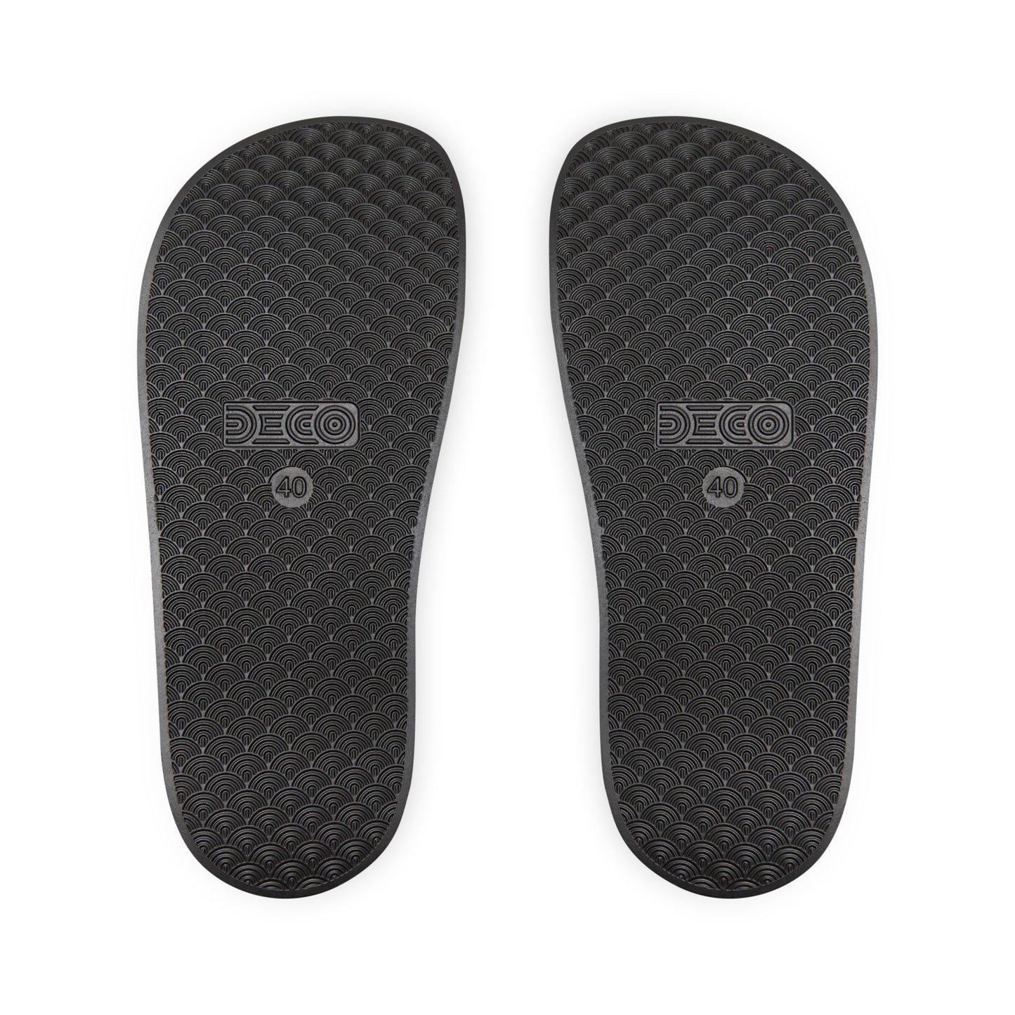 Slide Sandals — King of dad jokes Graphic Removable-Strap Pool Slides