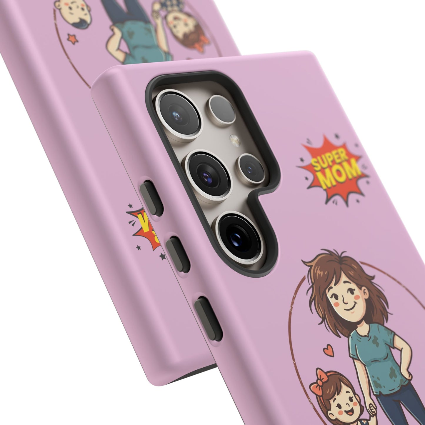 Super Mom Phone Case | Pink Phone Case, Mom Quote