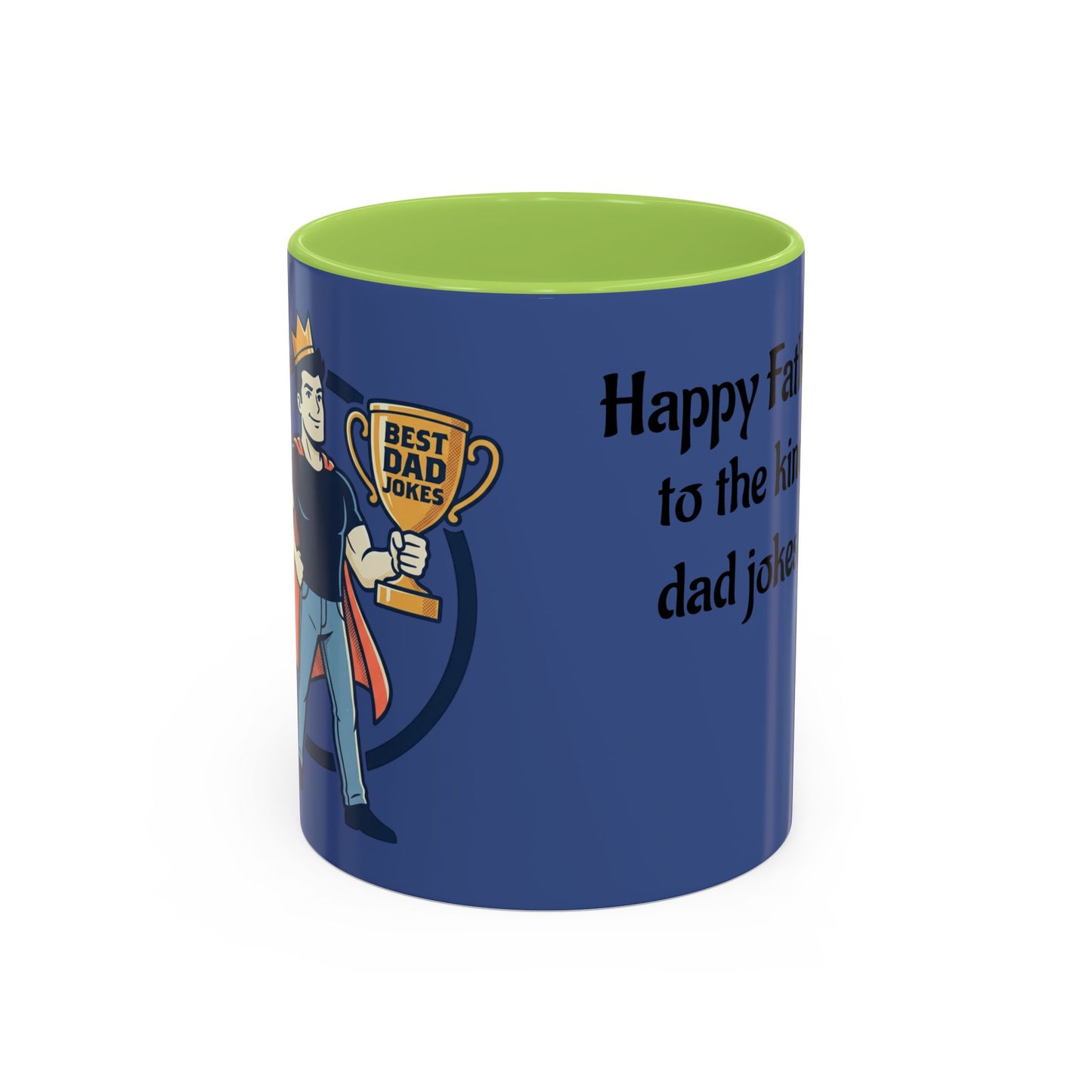Best Dad Jokes Mug | Father's Day Coffee Mug, Accent Two-Tone