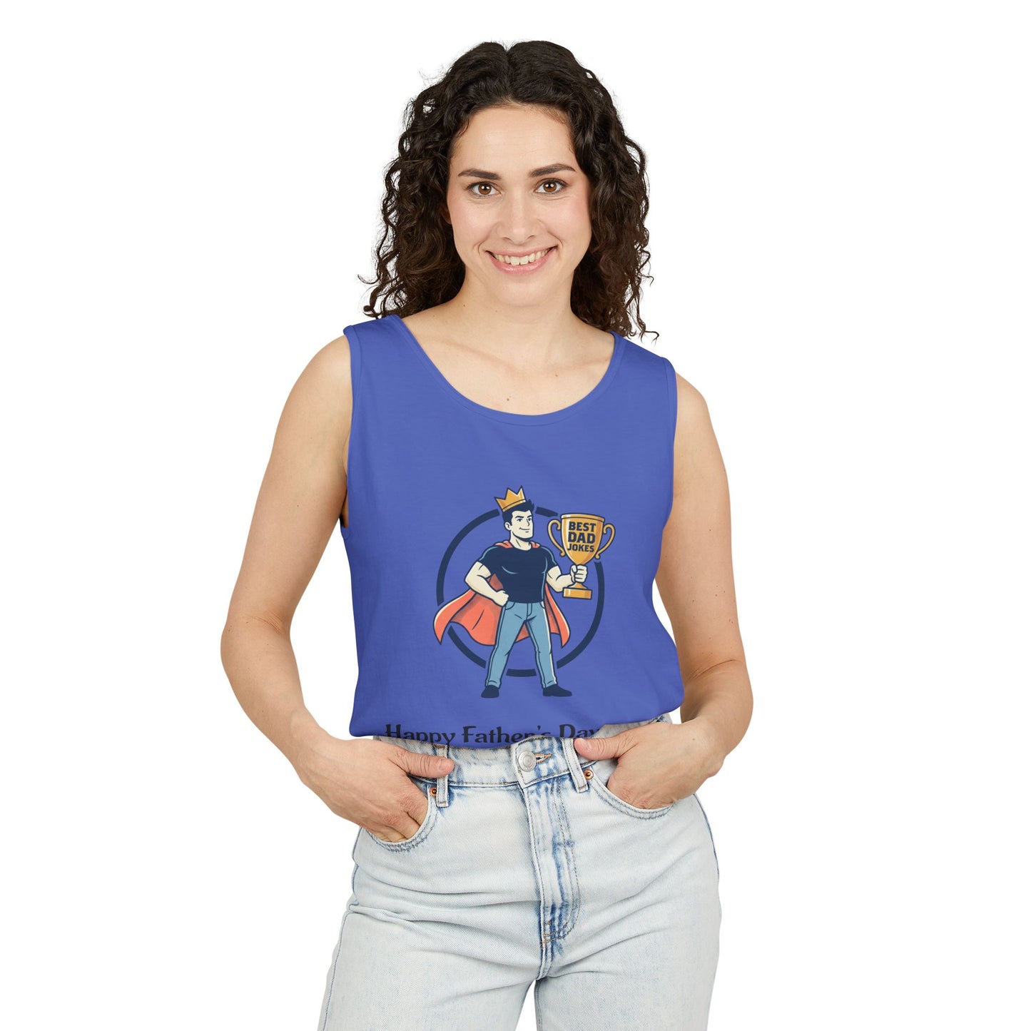King of Dad Jokes tank top | Father's Day funny dad joke tee