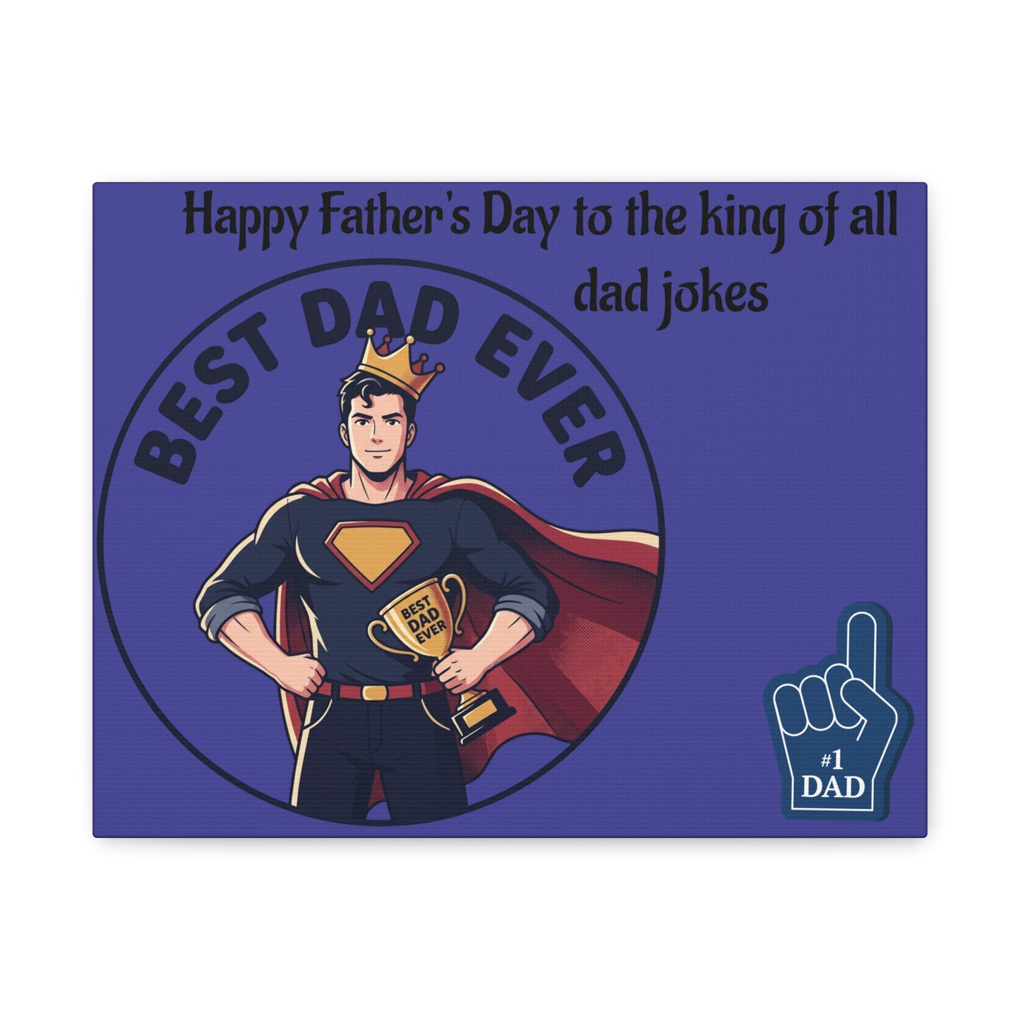 Best Dad Canvas