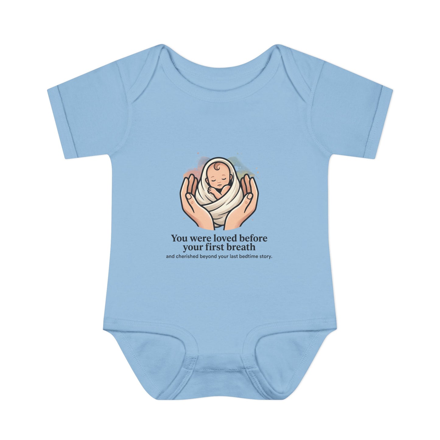 You Were Loved Before Your First Breath Infant Bodysuit – Newborn Keepsake