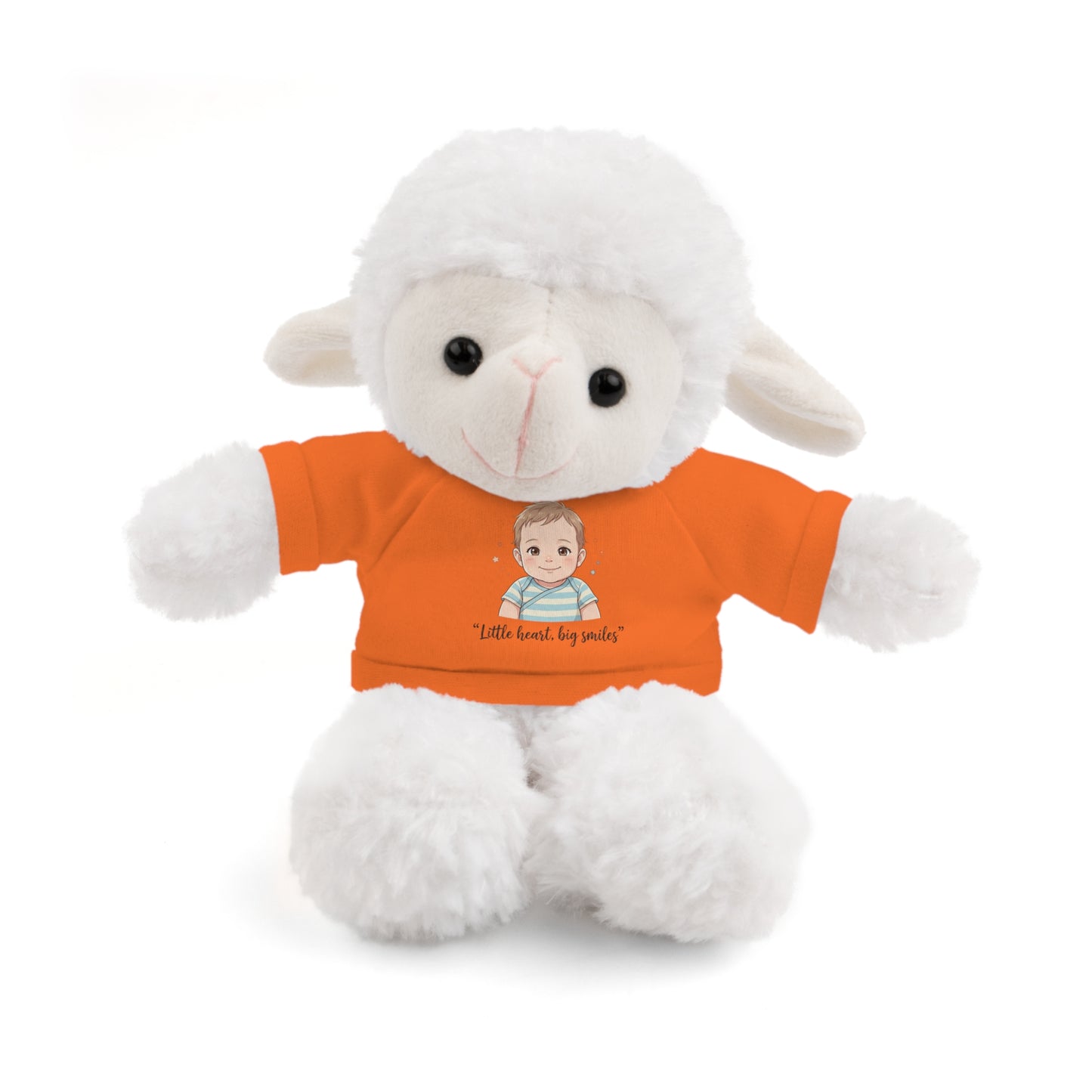 Baby Boy Stuffies with 'Little loved, big smile' Tee