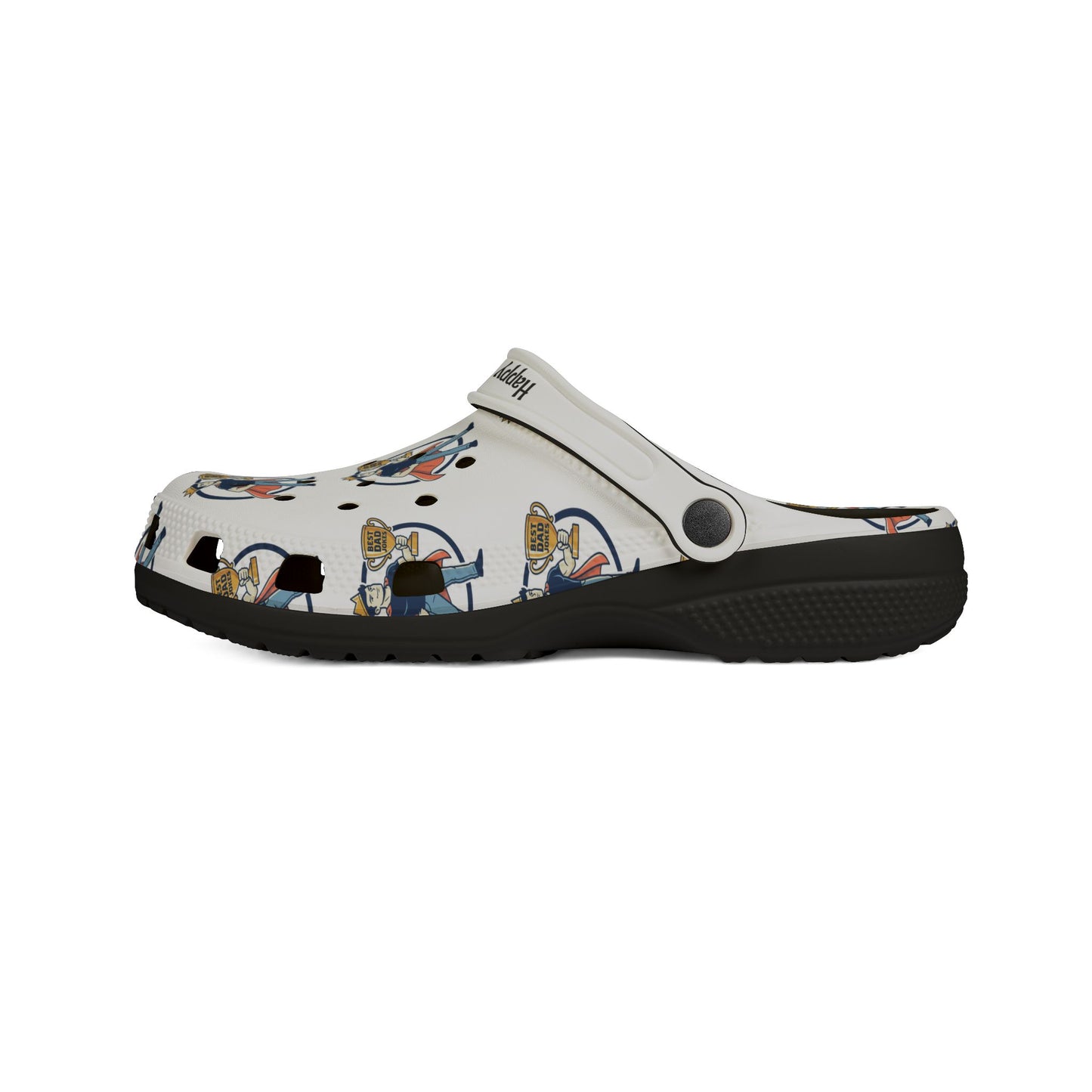 Superhero Dad Foam Rubber Shoes (AOP)