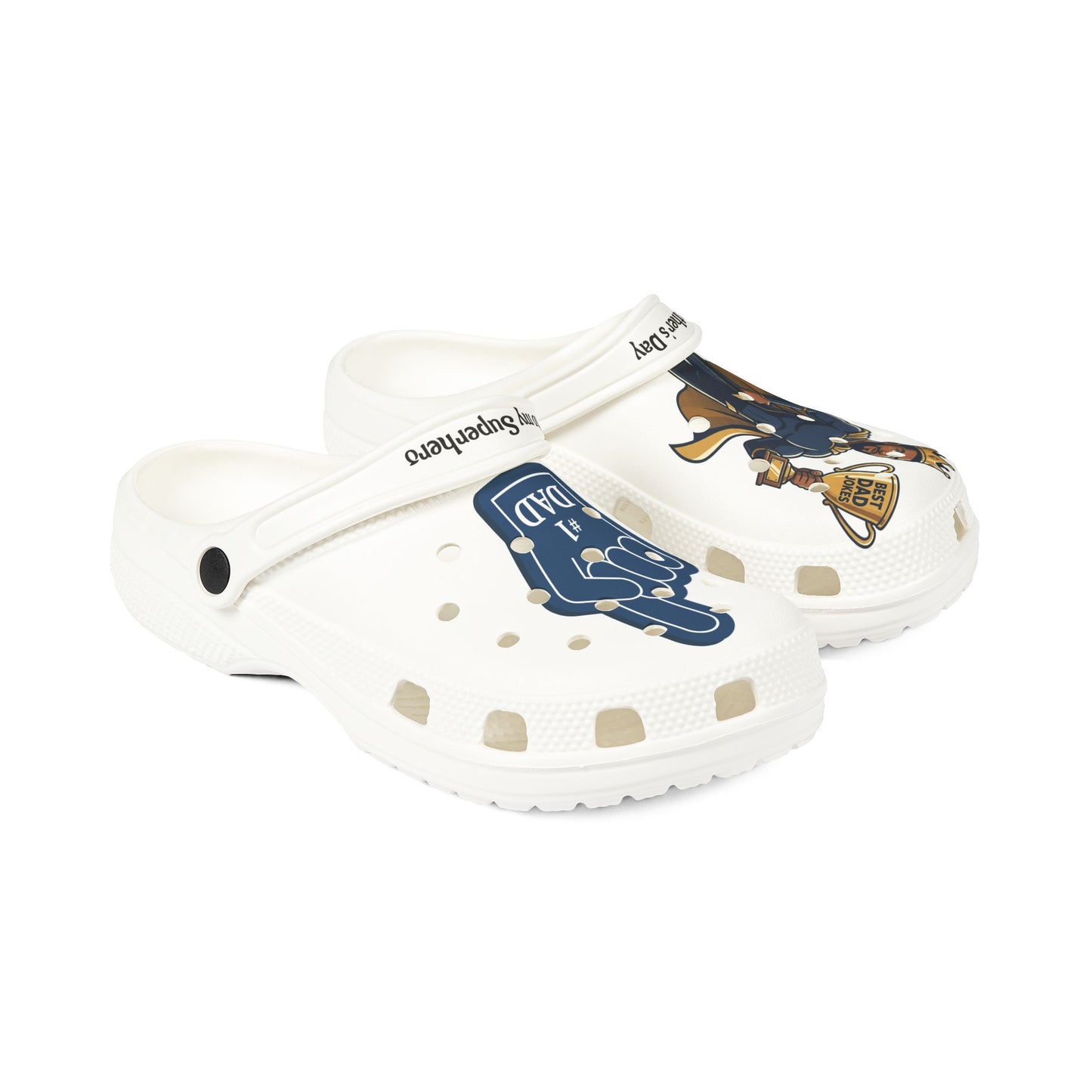 Nr. 1 Dad Foam Rubber Shoes (AOP)