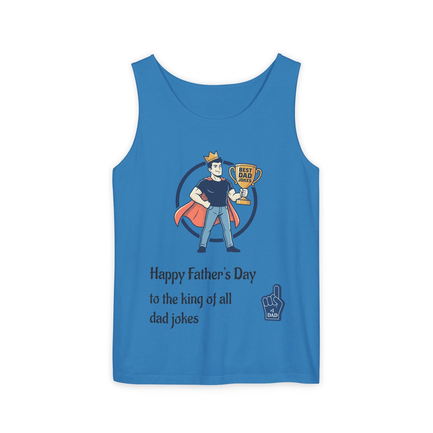 King of Dad Jokes tank top | Father's Day funny dad joke tee