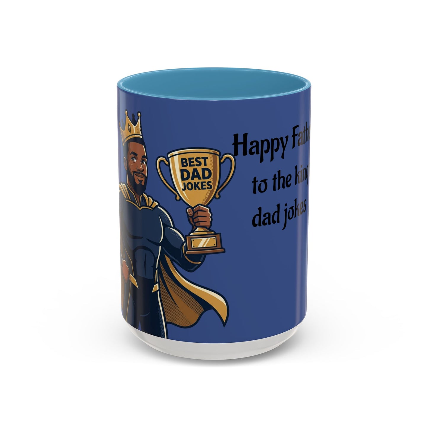 Best Dad Jokes Mug | Father's Day Coffee Mug, Accent Two-Tone