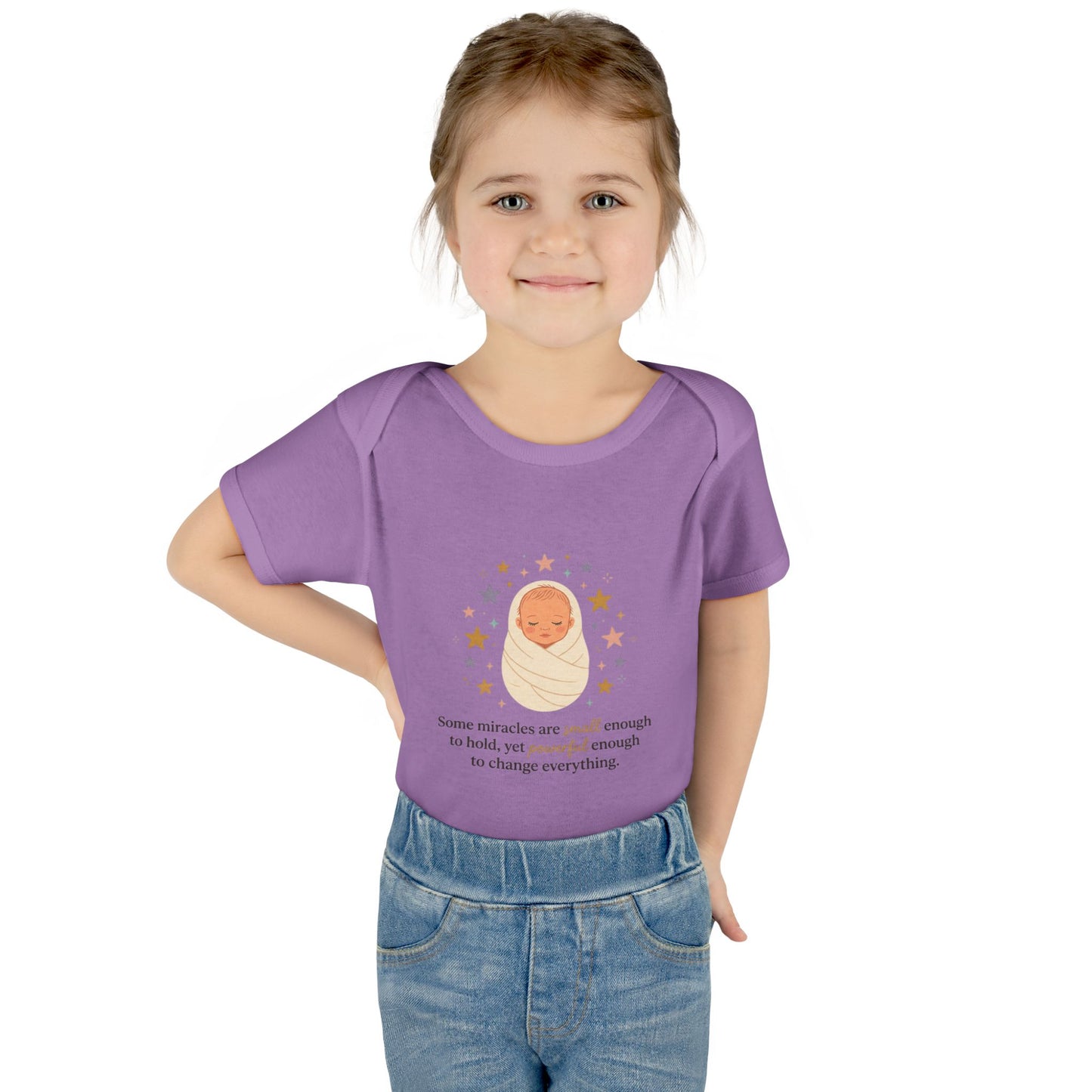 Newborn Swaddle Baby Bodysuit – "Some miracles are small enough to hold"