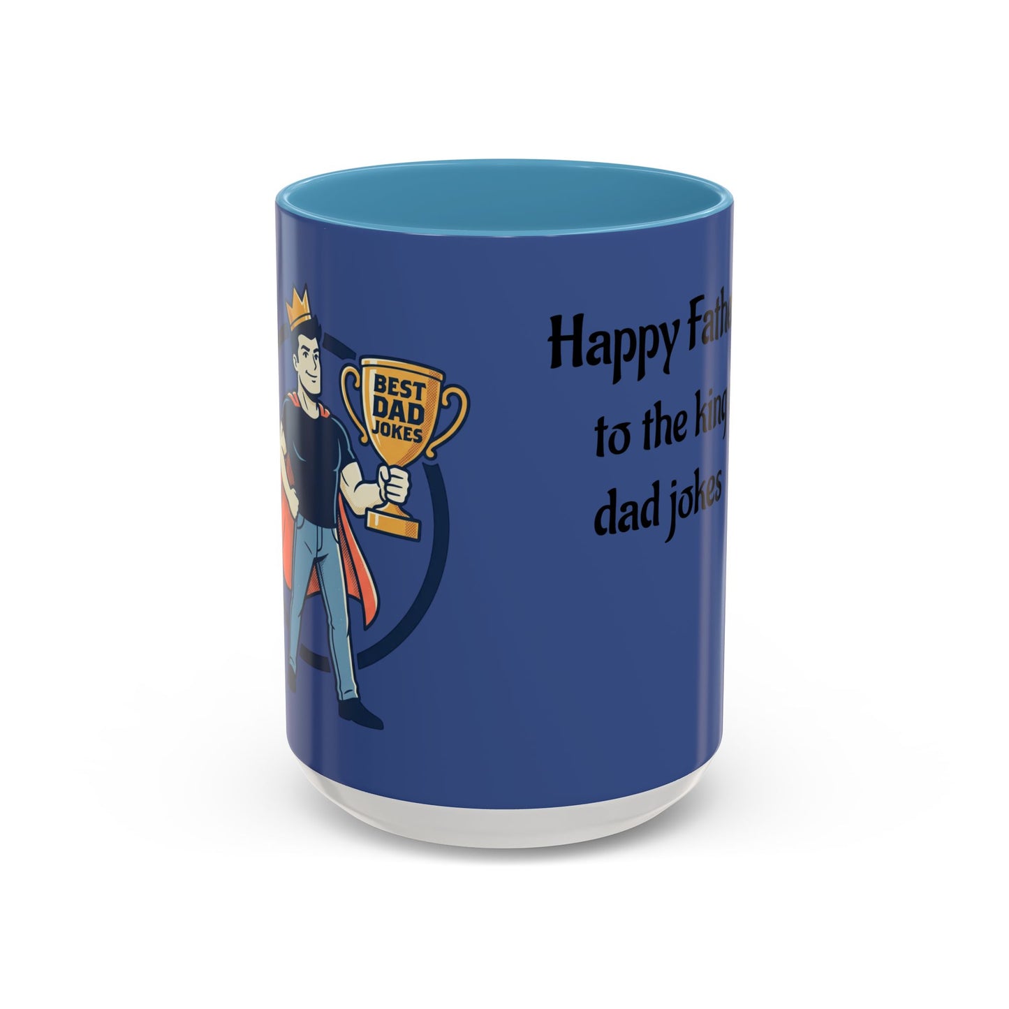 Best Dad Jokes Mug | Father's Day Coffee Mug, Accent Two-Tone