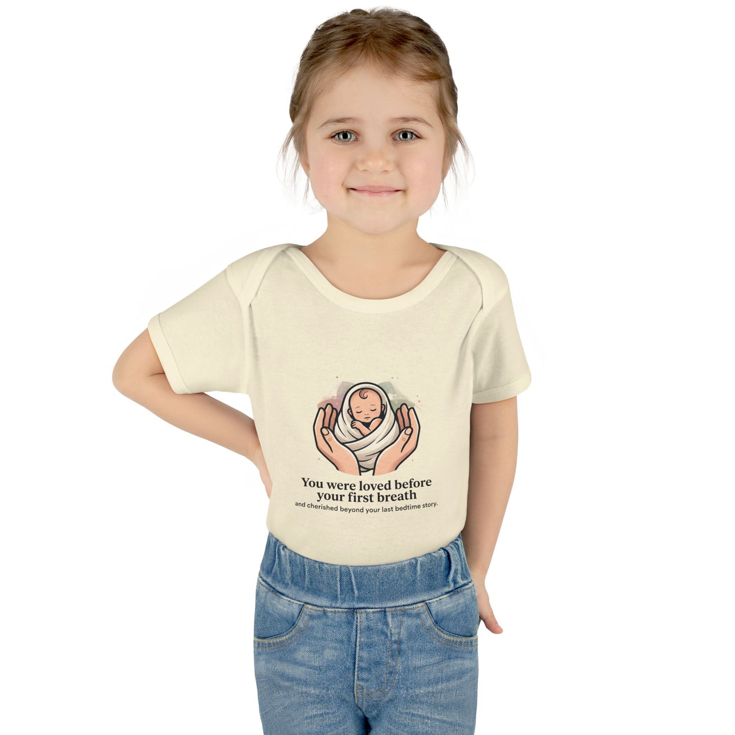 You Were Loved Before Your First Breath Infant Bodysuit – Newborn Keepsake