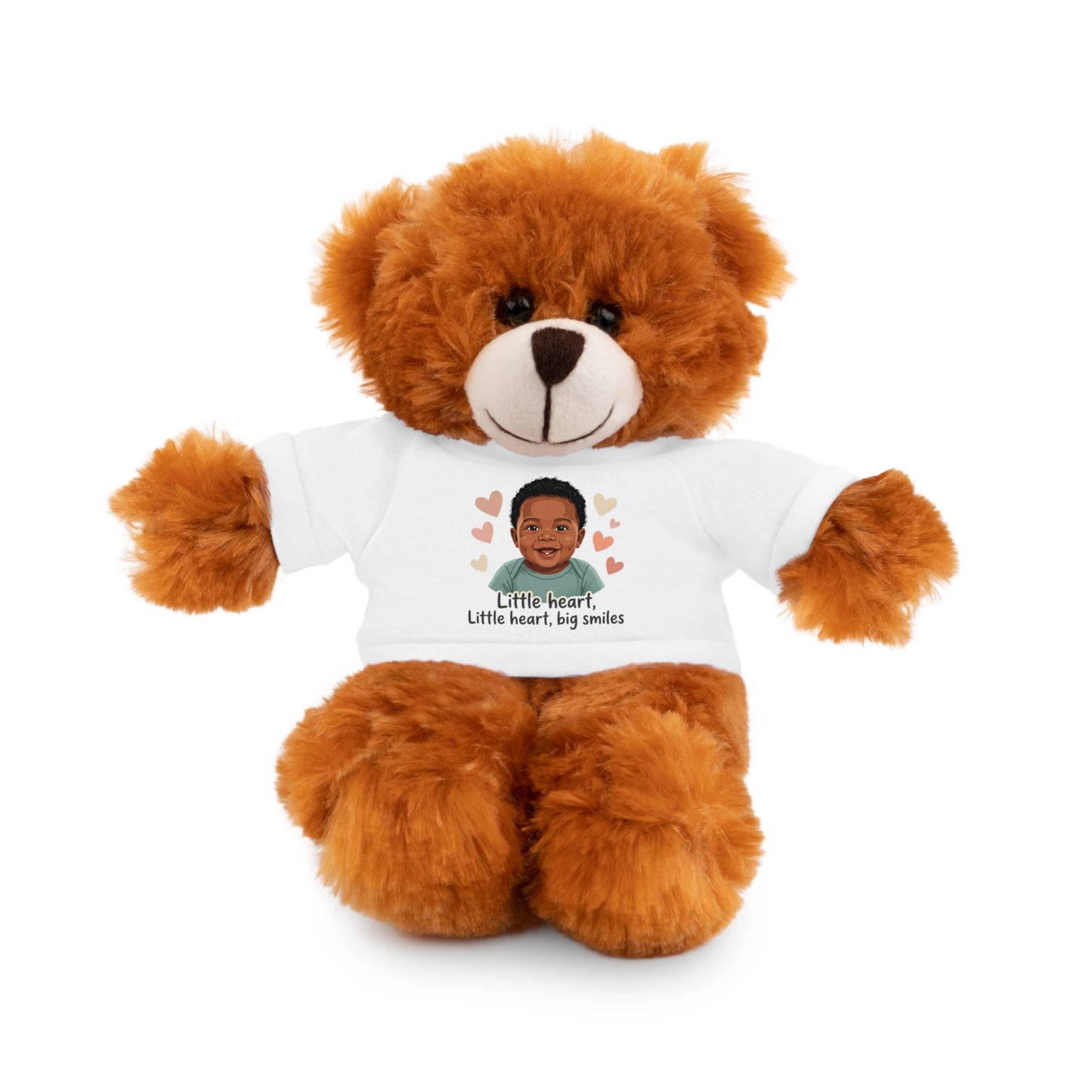 Baby Boy Stuffies with 'Little loved, big smile' Tee