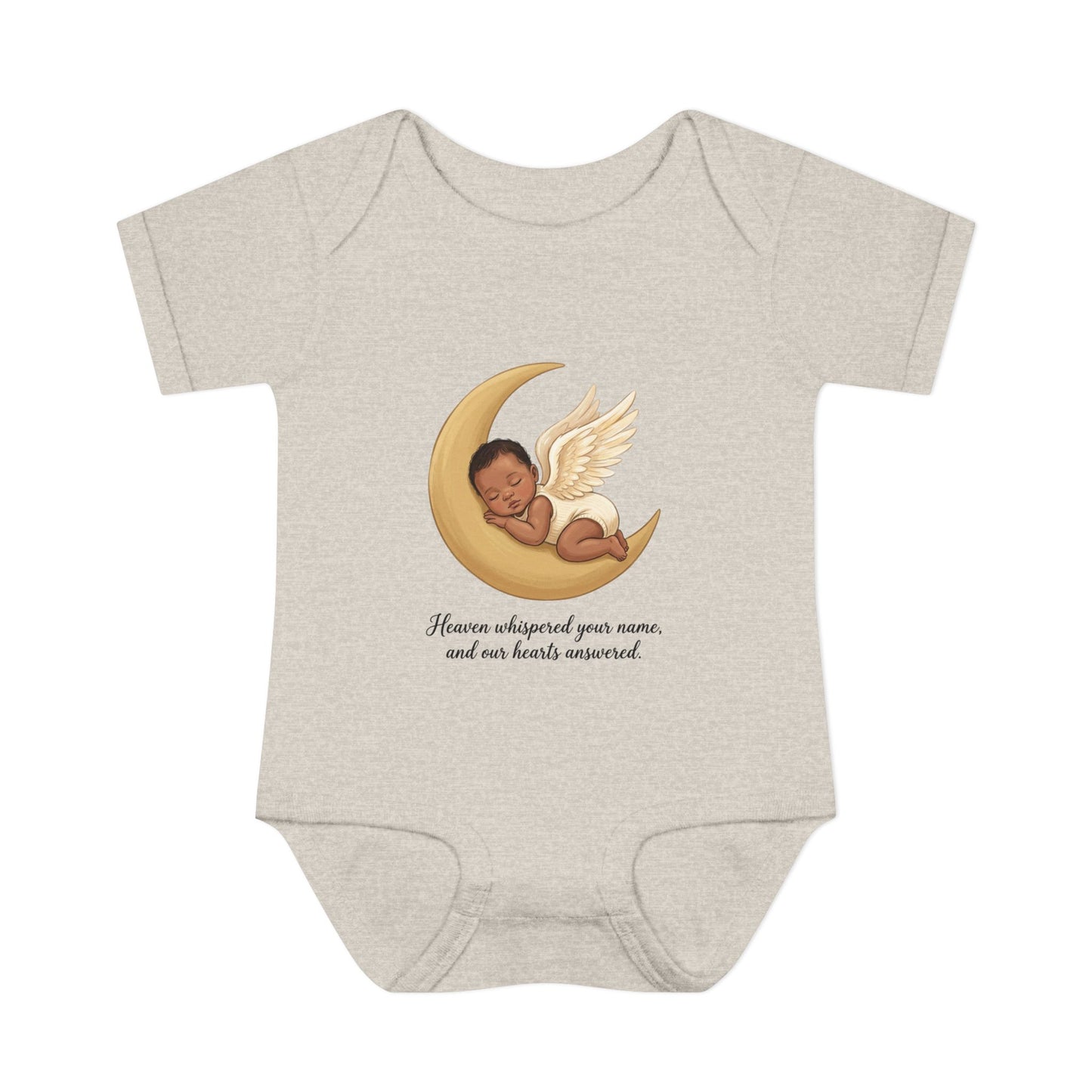 Infant Bodysuit — "Heaven Whispered Your Name" Angel Baby Memorial Onesie