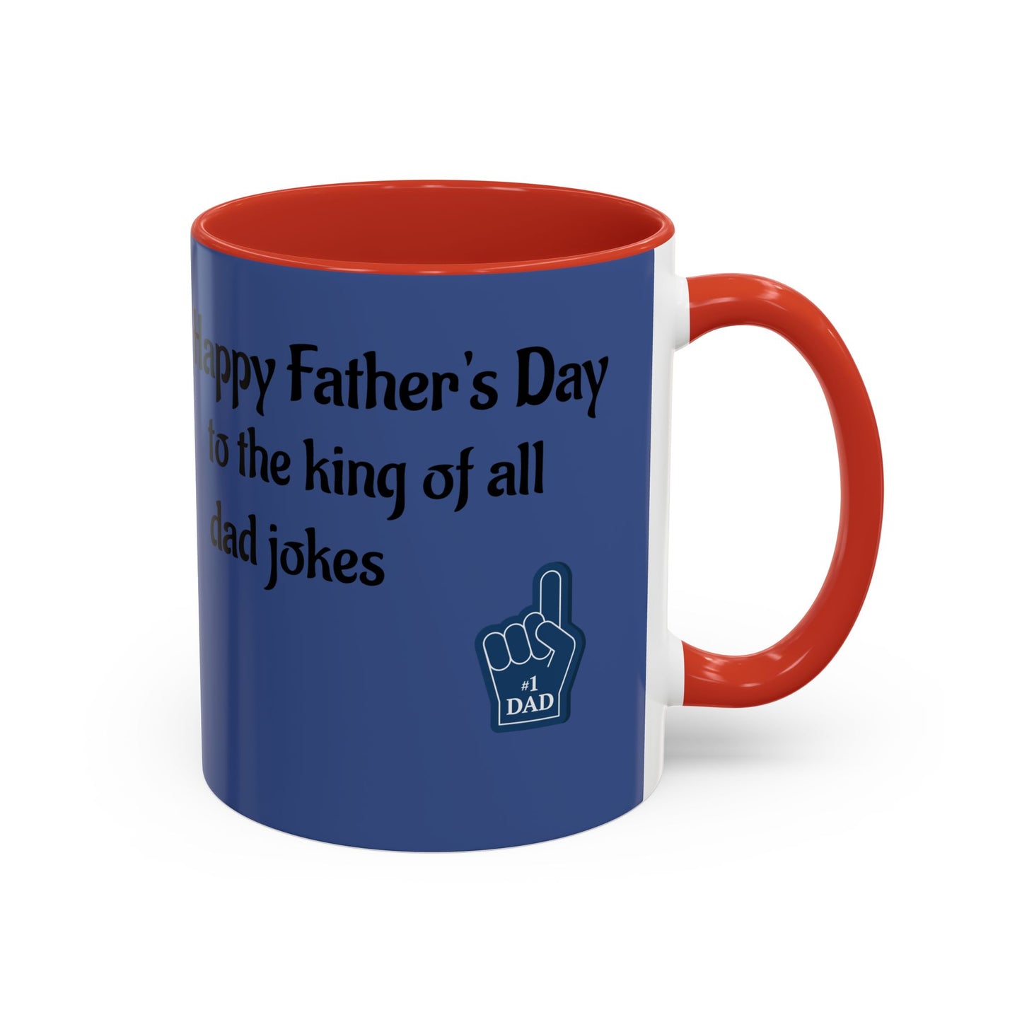 Best Dad Jokes Mug | Father's Day Coffee Mug, Accent Two-Tone