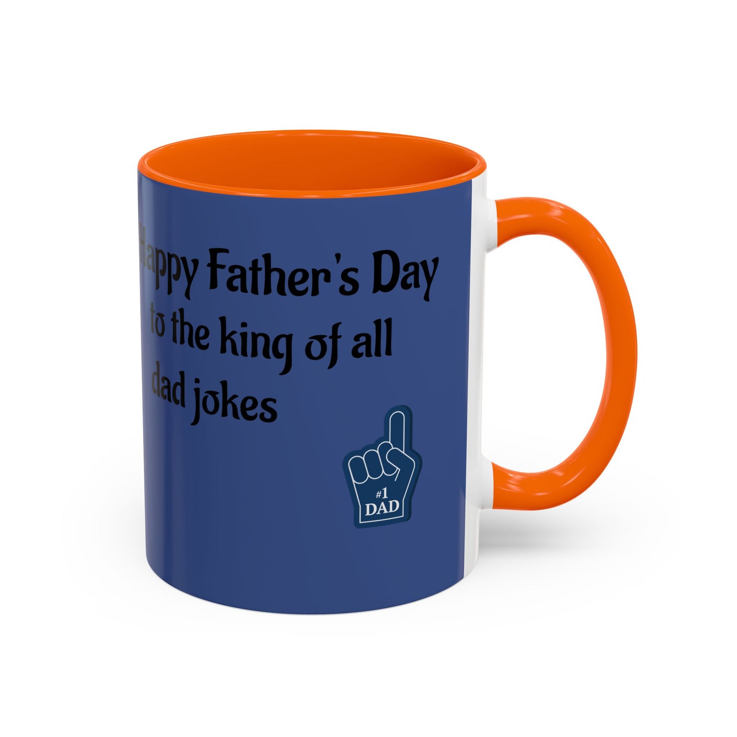 Best Dad Jokes Mug | Father's Day Coffee Mug, Accent Two-Tone