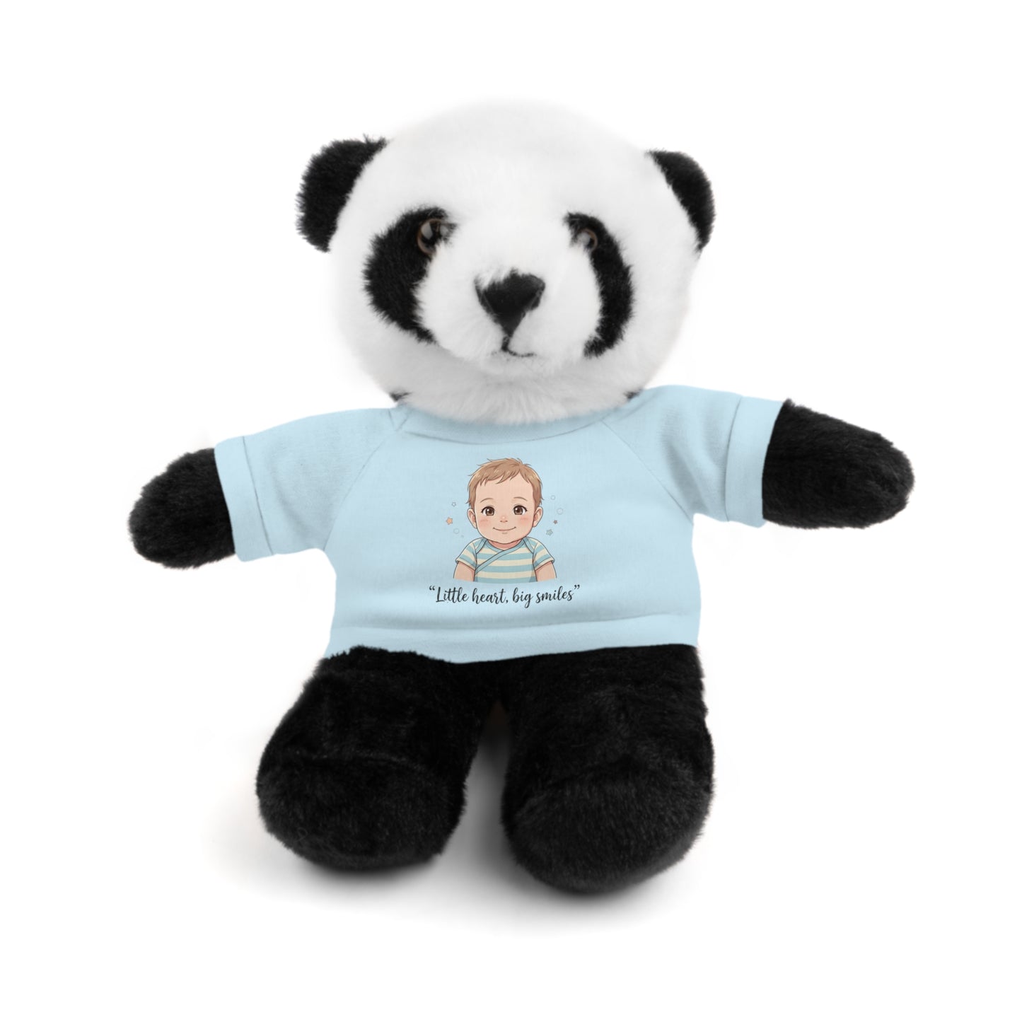 Baby Boy Stuffies with 'Little loved, big smile' Tee