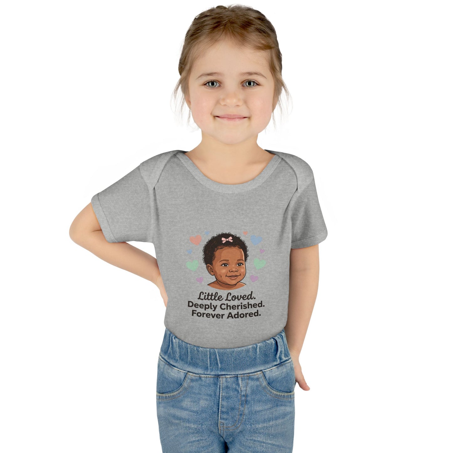 Little Loved Infant Bodysuit — "Little Loved. Deeply Cherished. Forever Adored." Baby Onesie