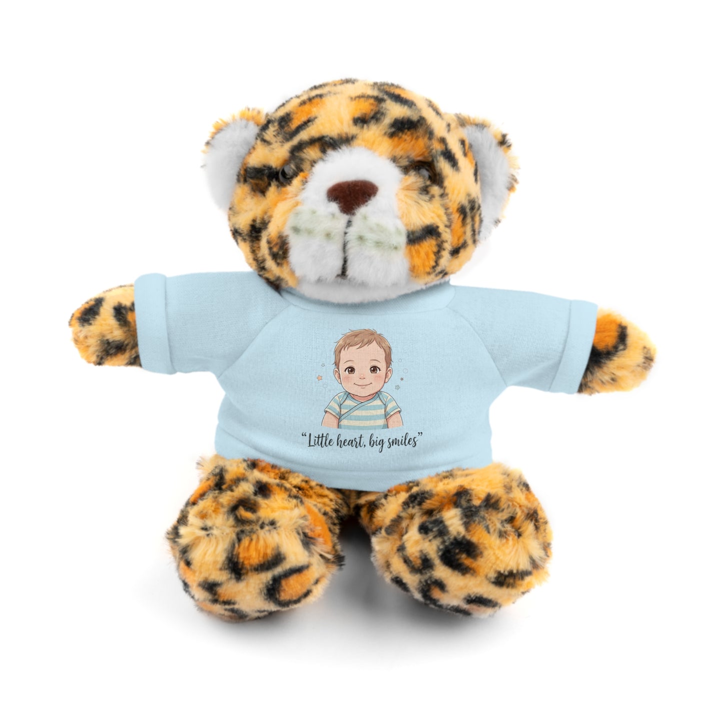 Baby Boy Stuffies with 'Little loved, big smile' Tee