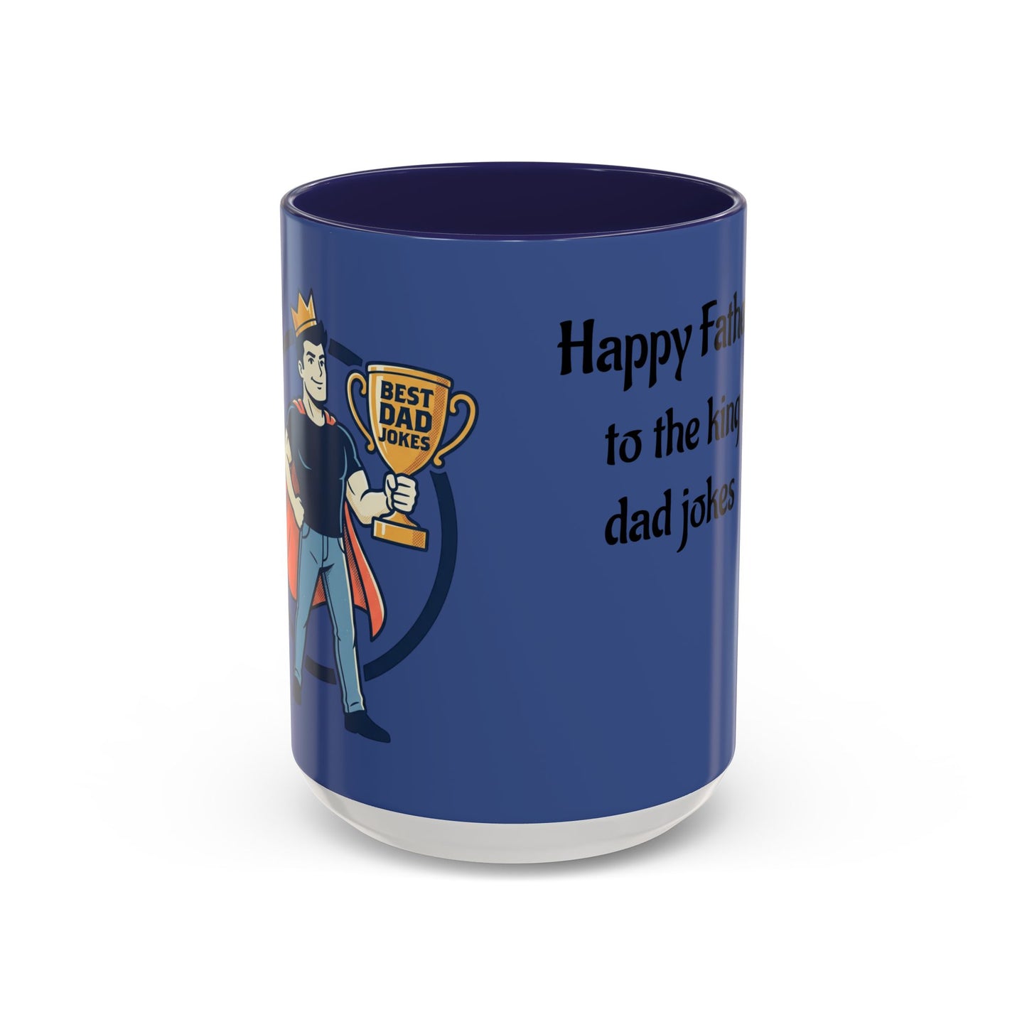 Best Dad Jokes Mug | Father's Day Coffee Mug, Accent Two-Tone