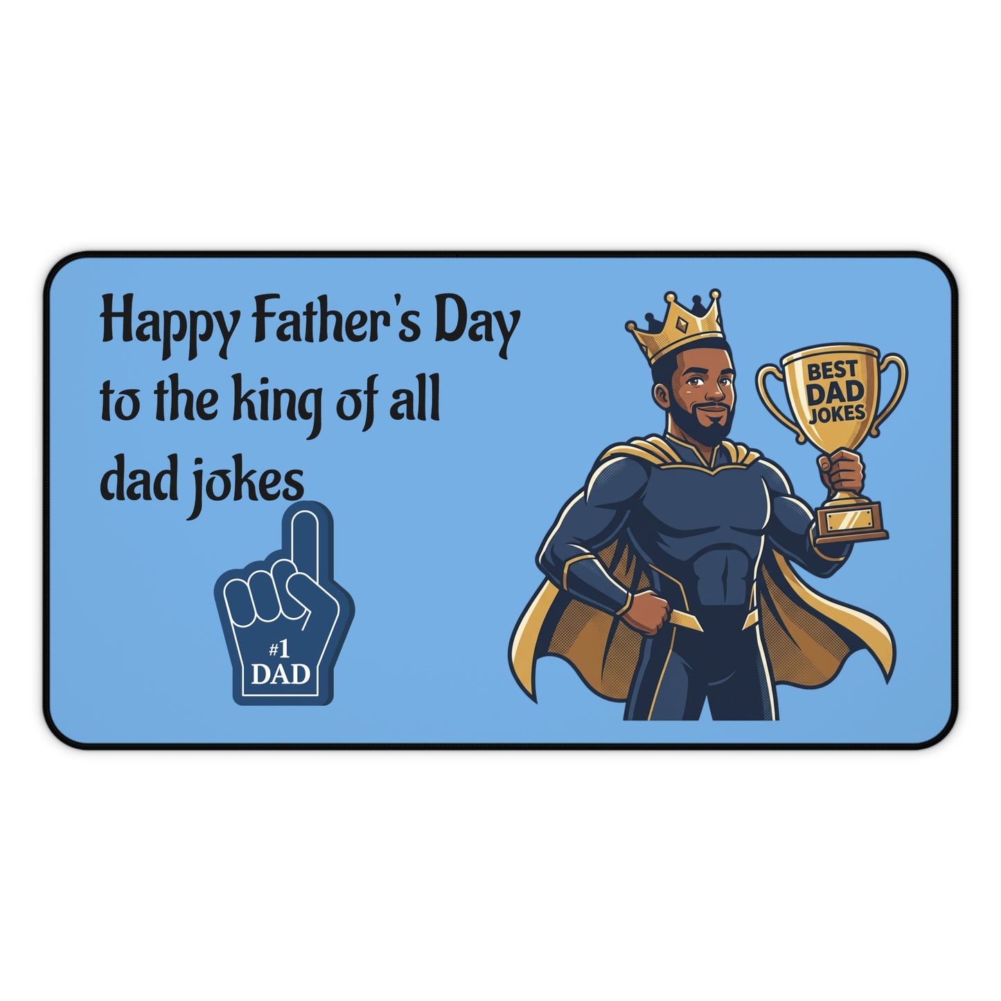 Father's Day Desk Mat | Best Dad Trophy Mouse Pad