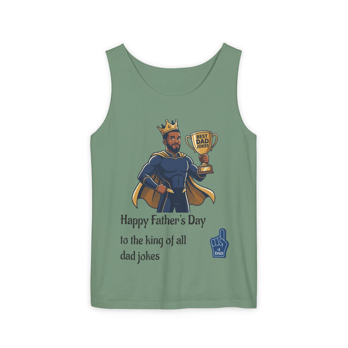 King of Dad Jokes tank top | Father's Day funny dad joke tee