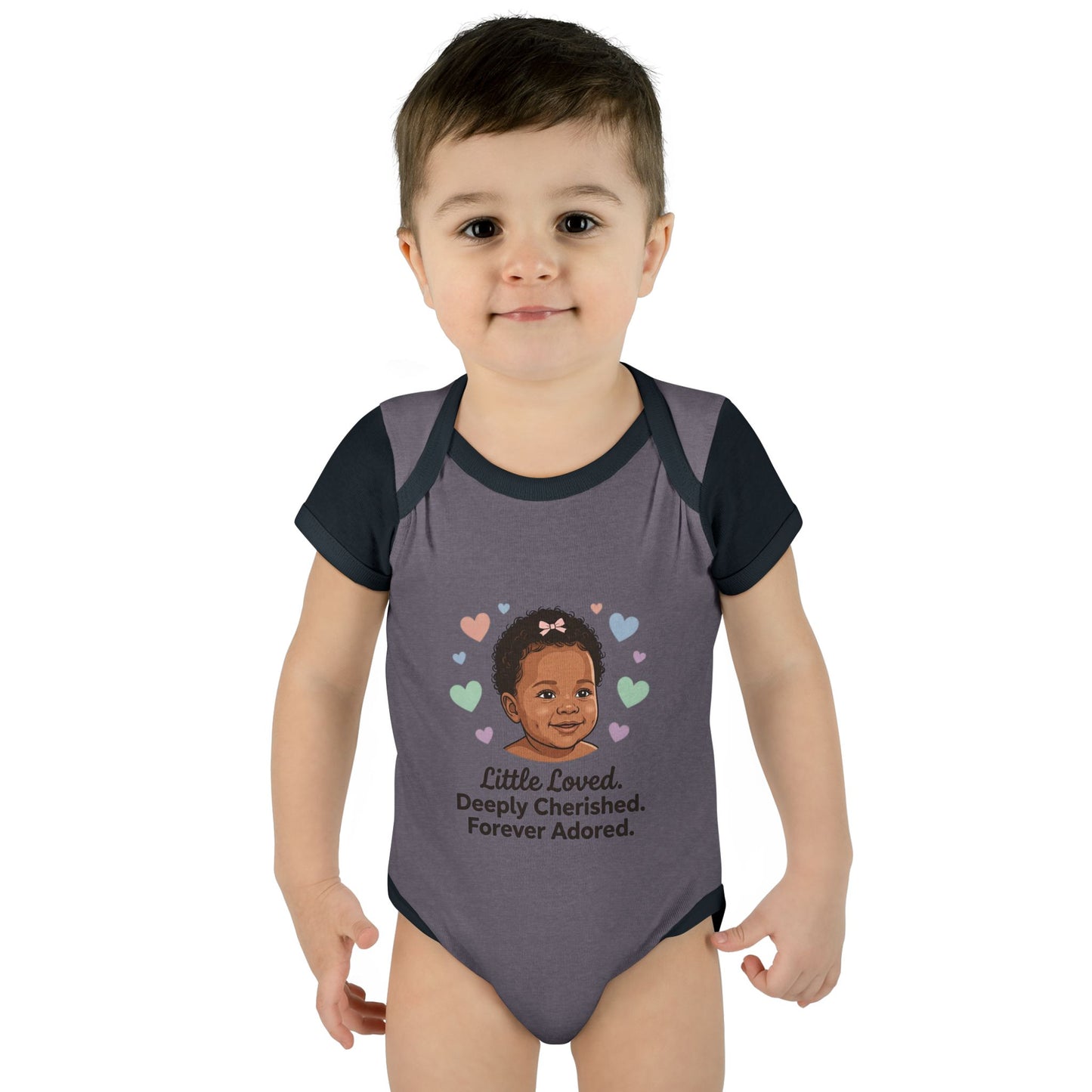 Little Loved Infant Bodysuit — "Little Loved. Deeply Cherished. Forever Adored." Baby Onesie