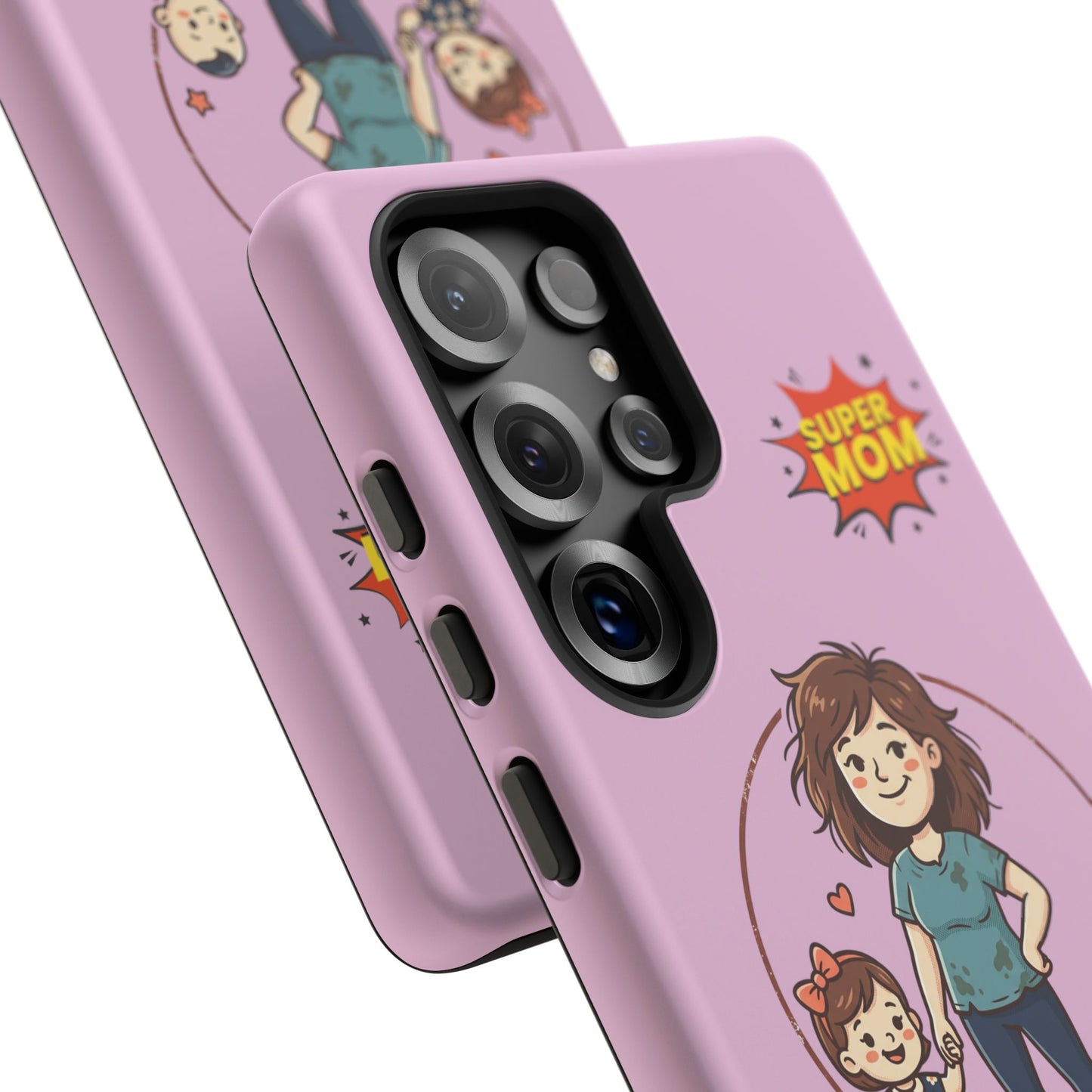 Super Mom Phone Case | Pink Phone Case, Mom Quote