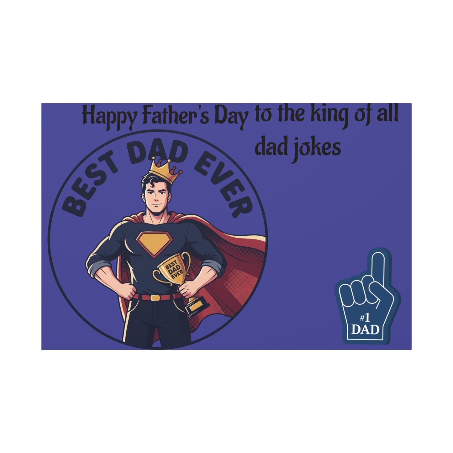 Best Dad Canvas