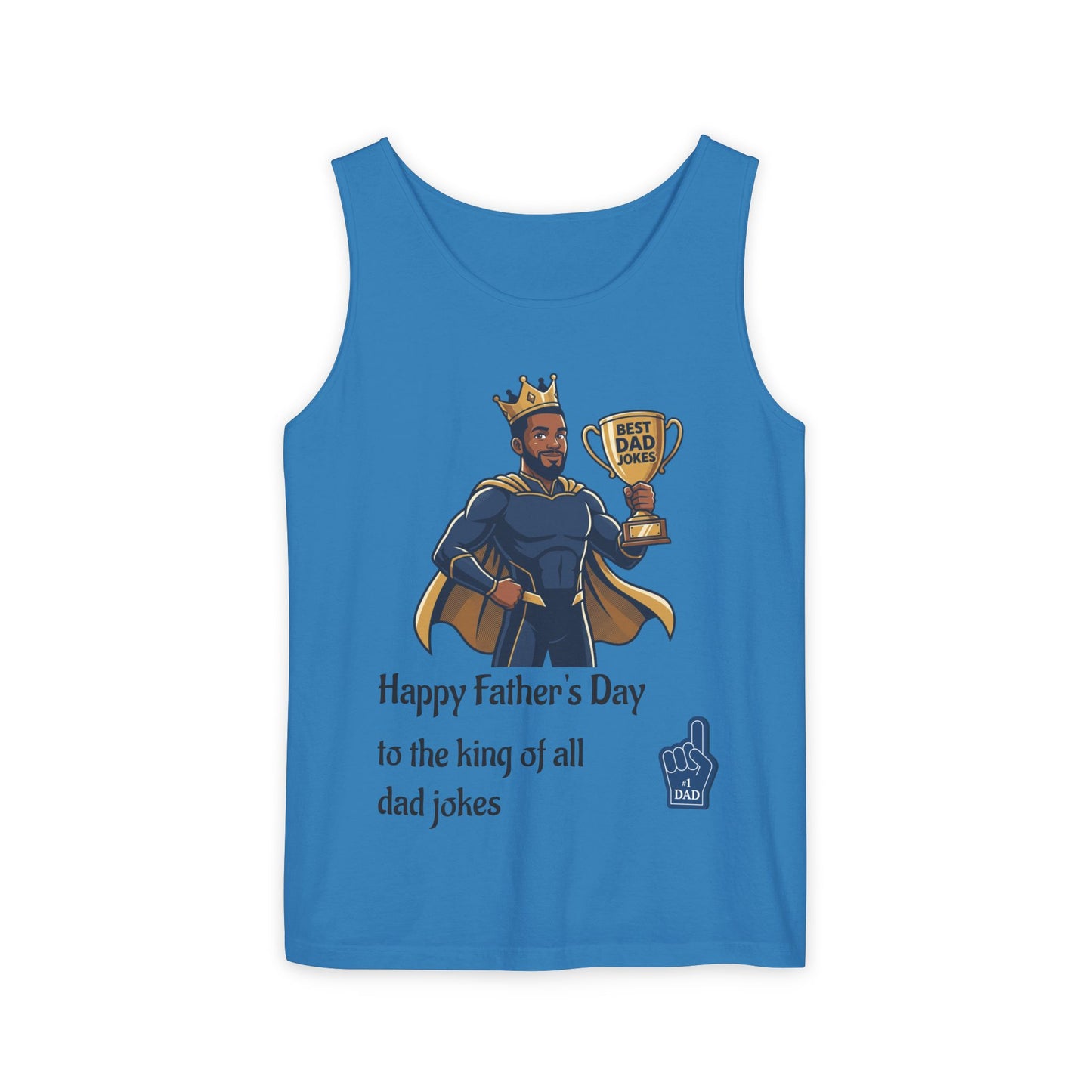 King of Dad Jokes tank top | Father's Day funny dad joke tee