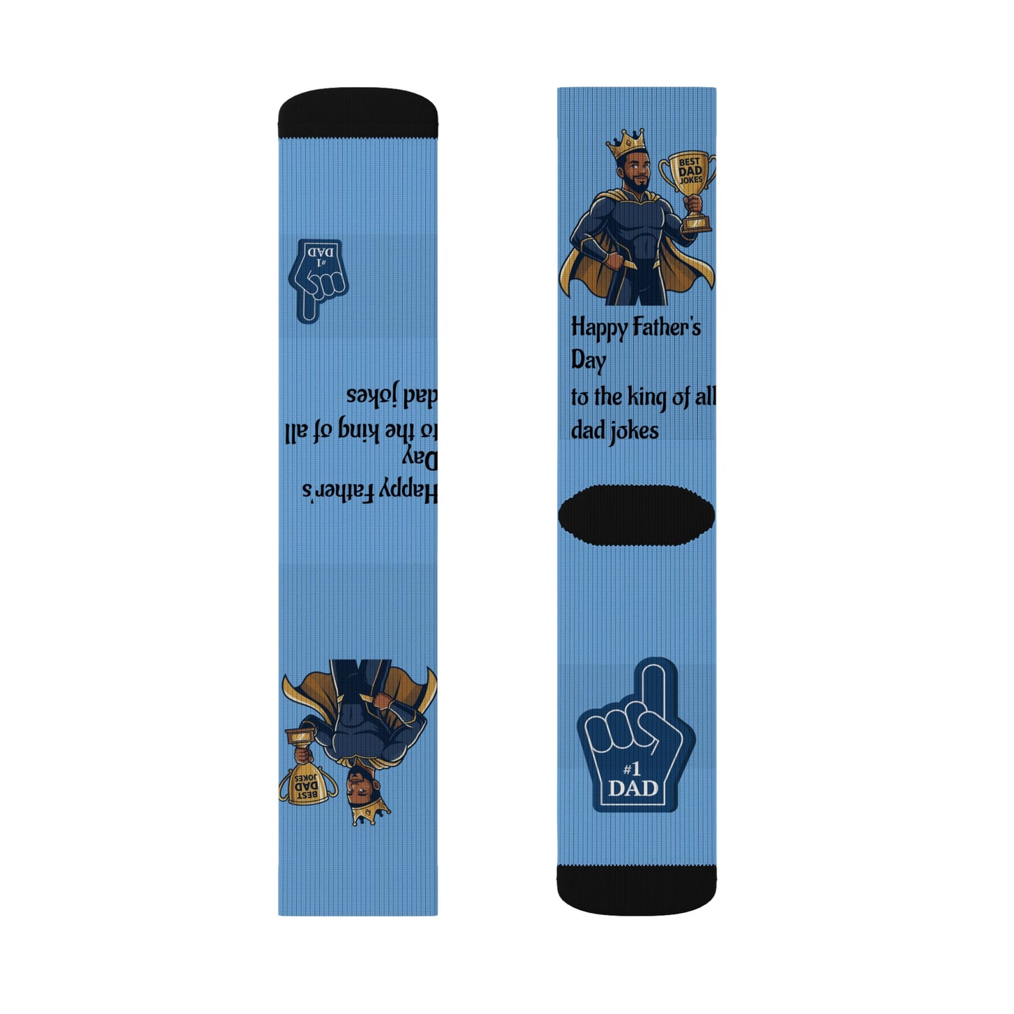 King of Dad Jokes Socks | Fathers Day Novelty