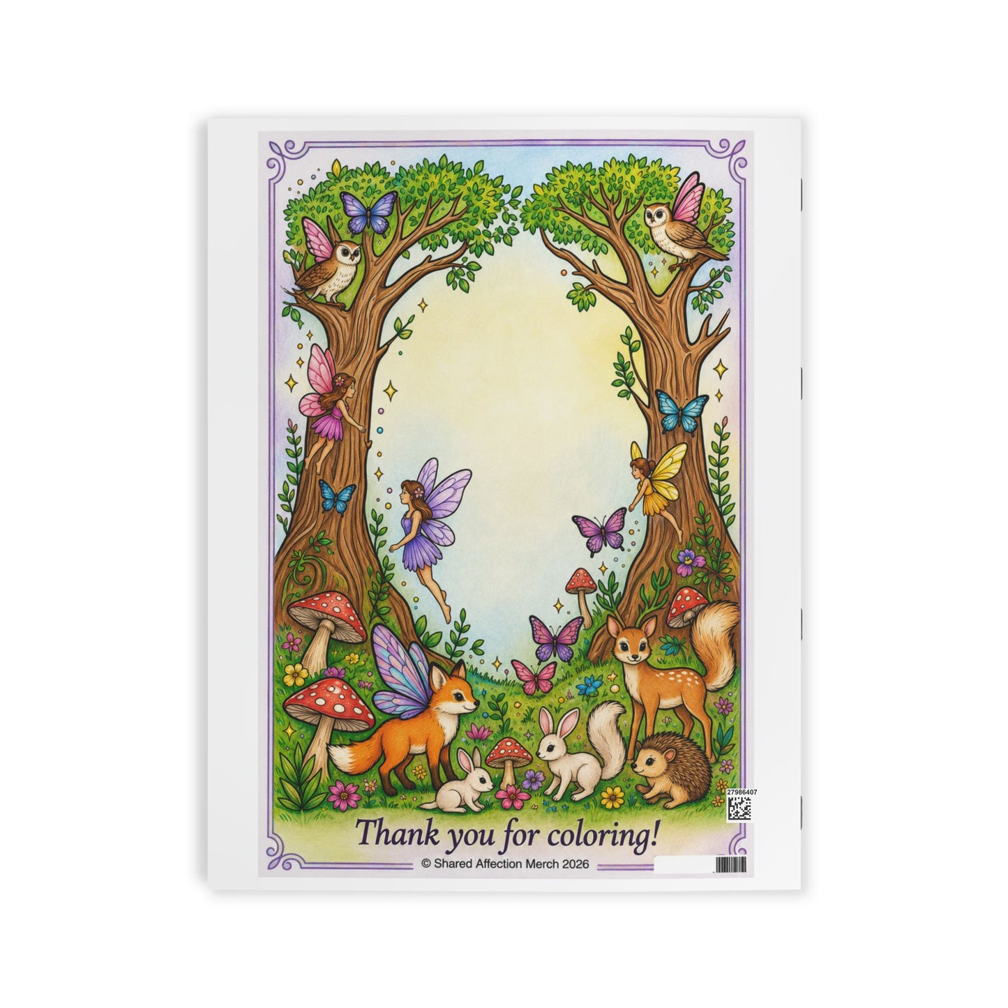 Enchanted Forest Magic Coloring Book — 24 Magical Creatures Coloring Pages