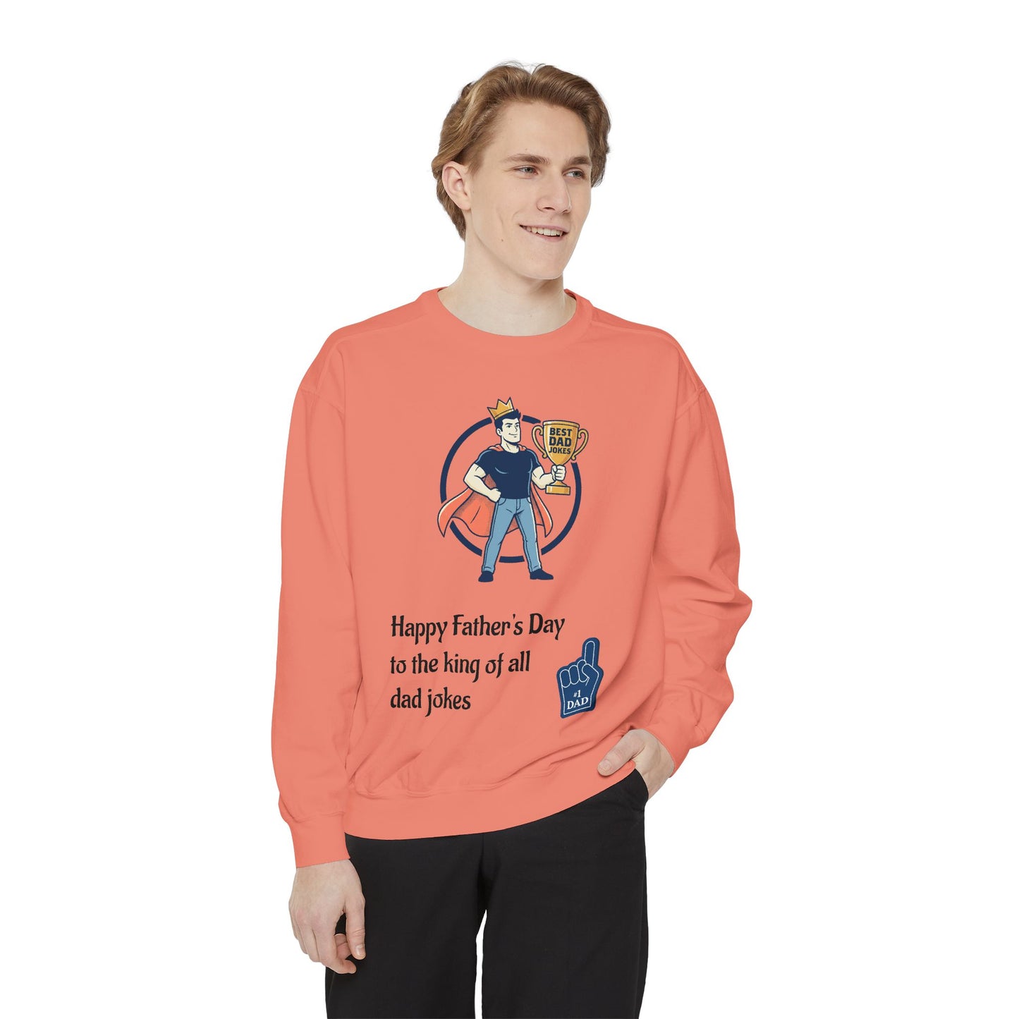 King of Dad Jokes Sweatshirt | Father's Day Dad Joke Tee