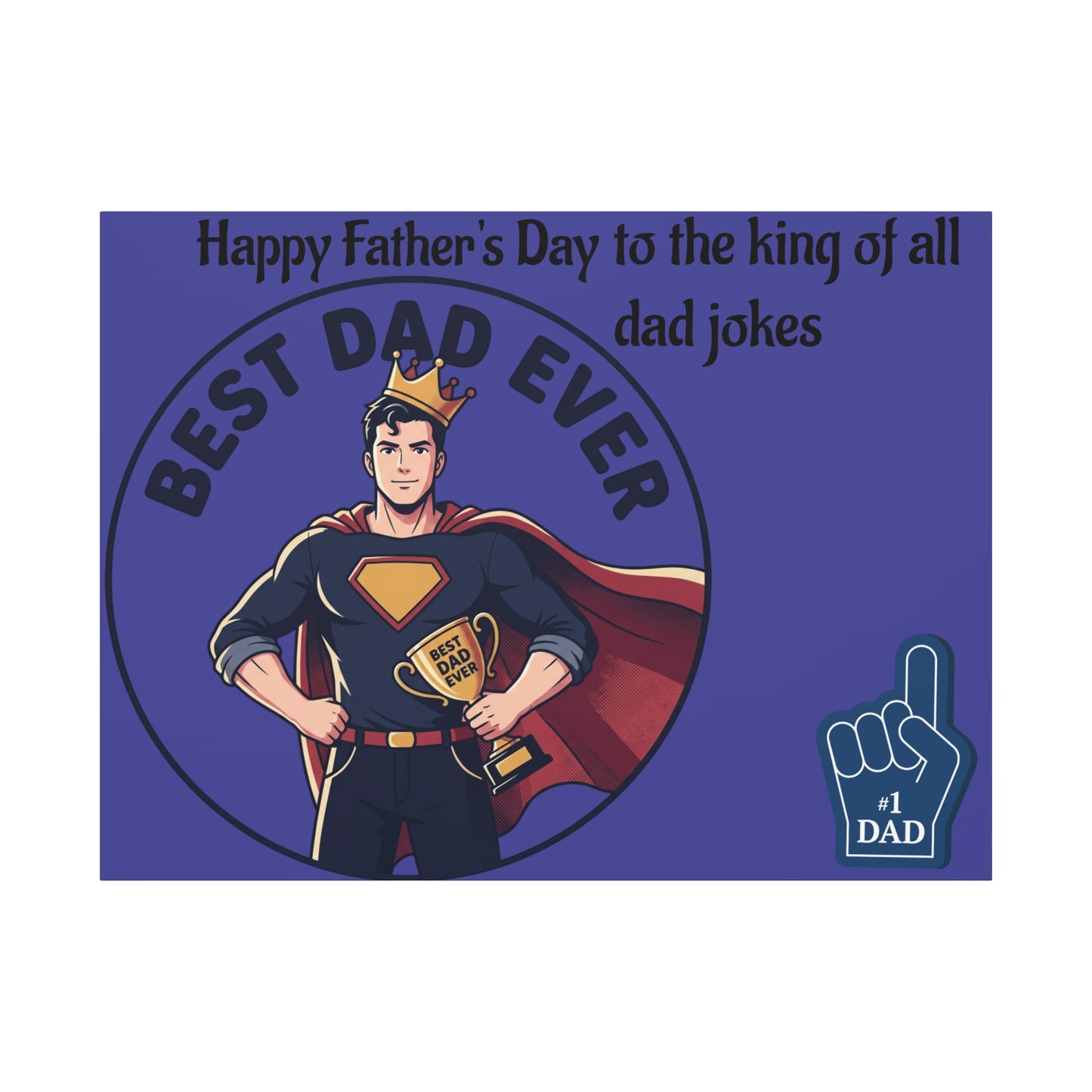 Best Dad Canvas