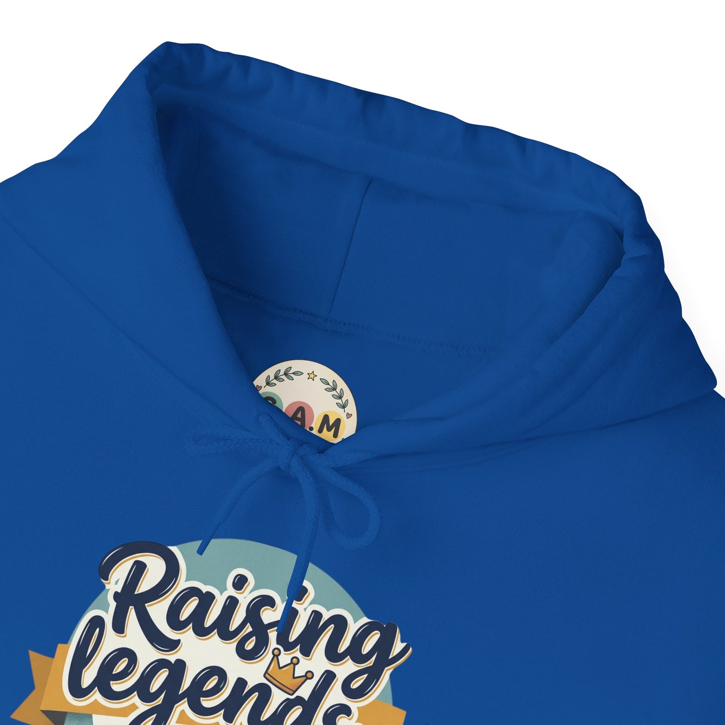 Hoodie — "Raising Legends... one meltdown at a time" Retro Parenthood Sweatshirt