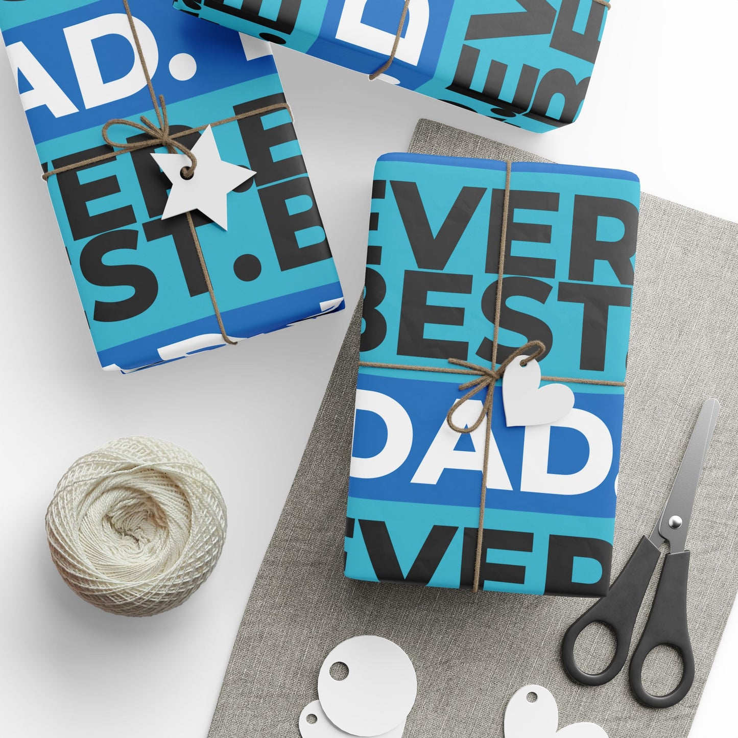 Best Dad Ever Wrapping Paper — Father's Day Gift Wrap