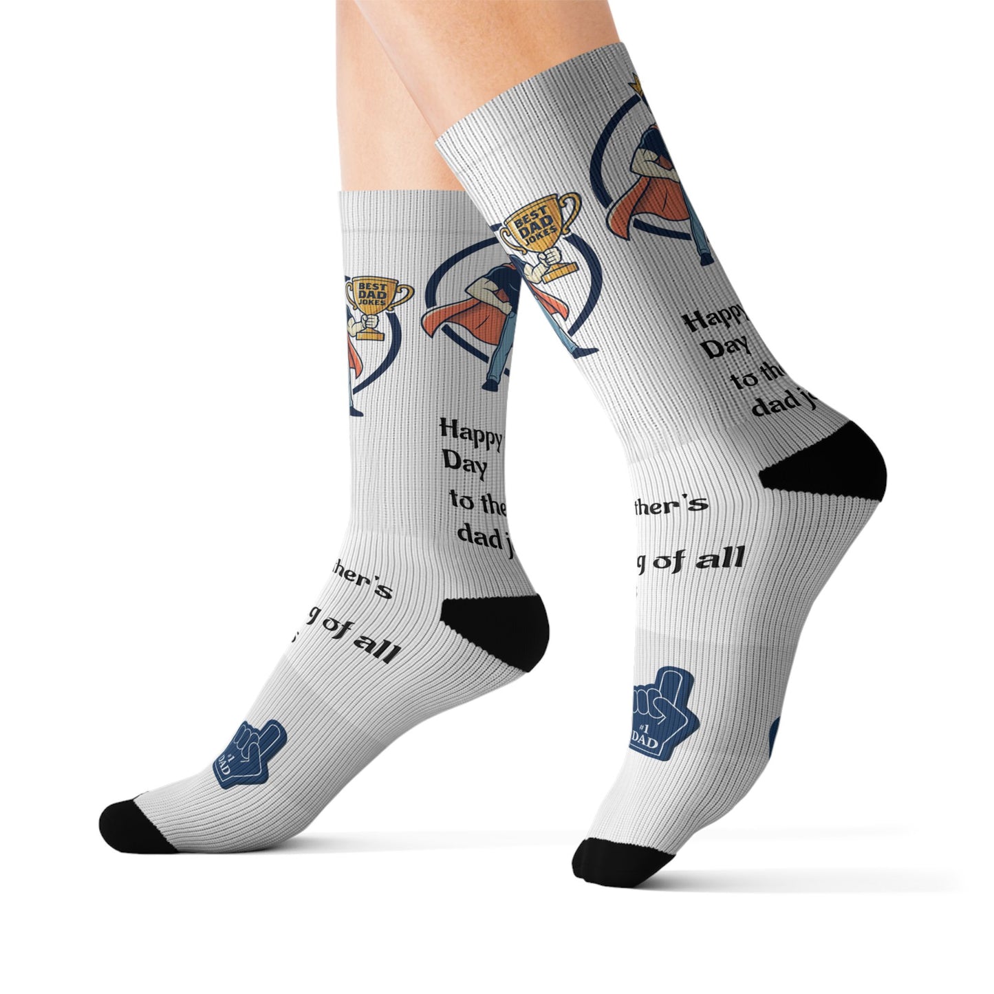 King of Dad Jokes Socks | Fathers Day Novelty